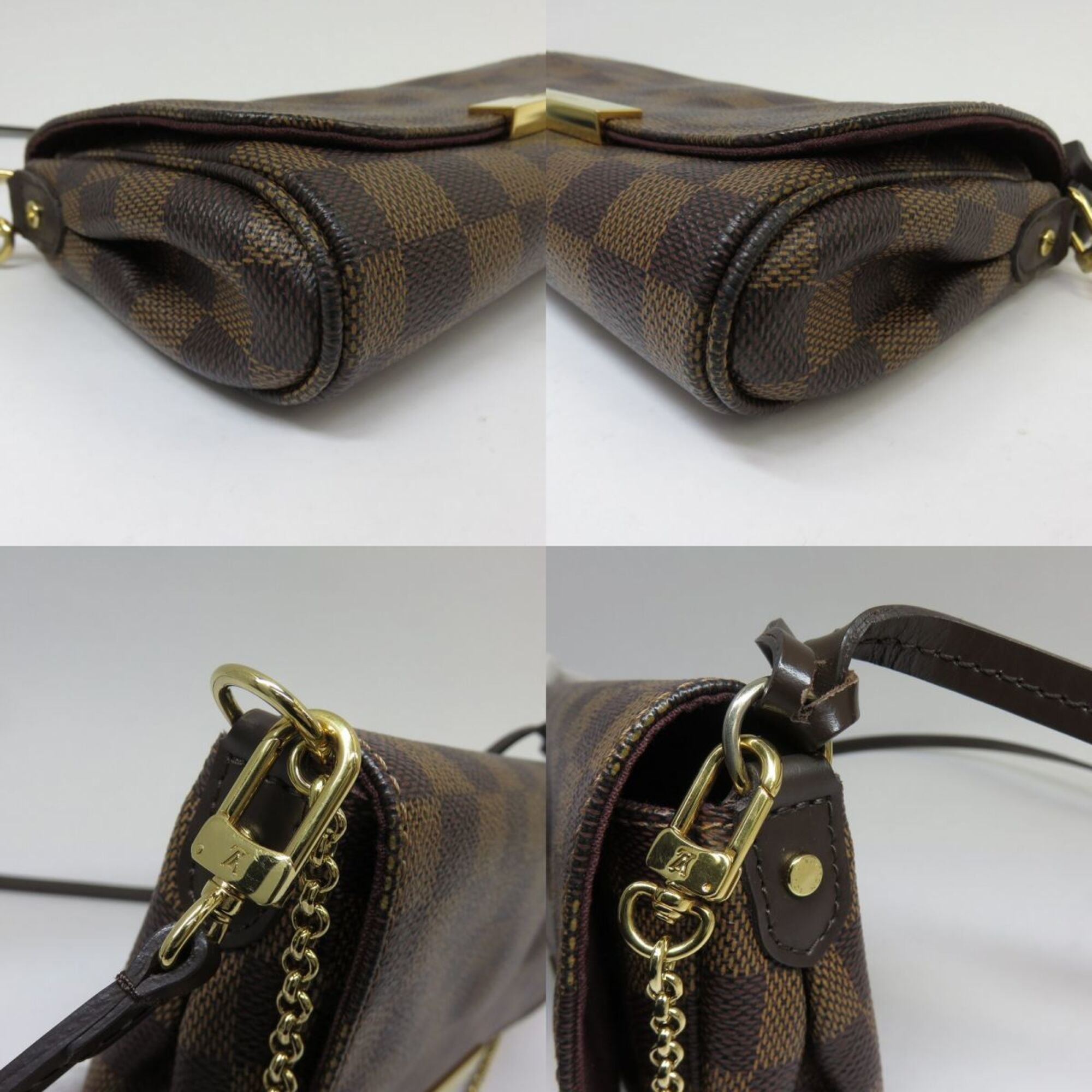 Louis Vuitton Damier Damier Canvas Ebene Shoulder Bag (Pre-Owned)
