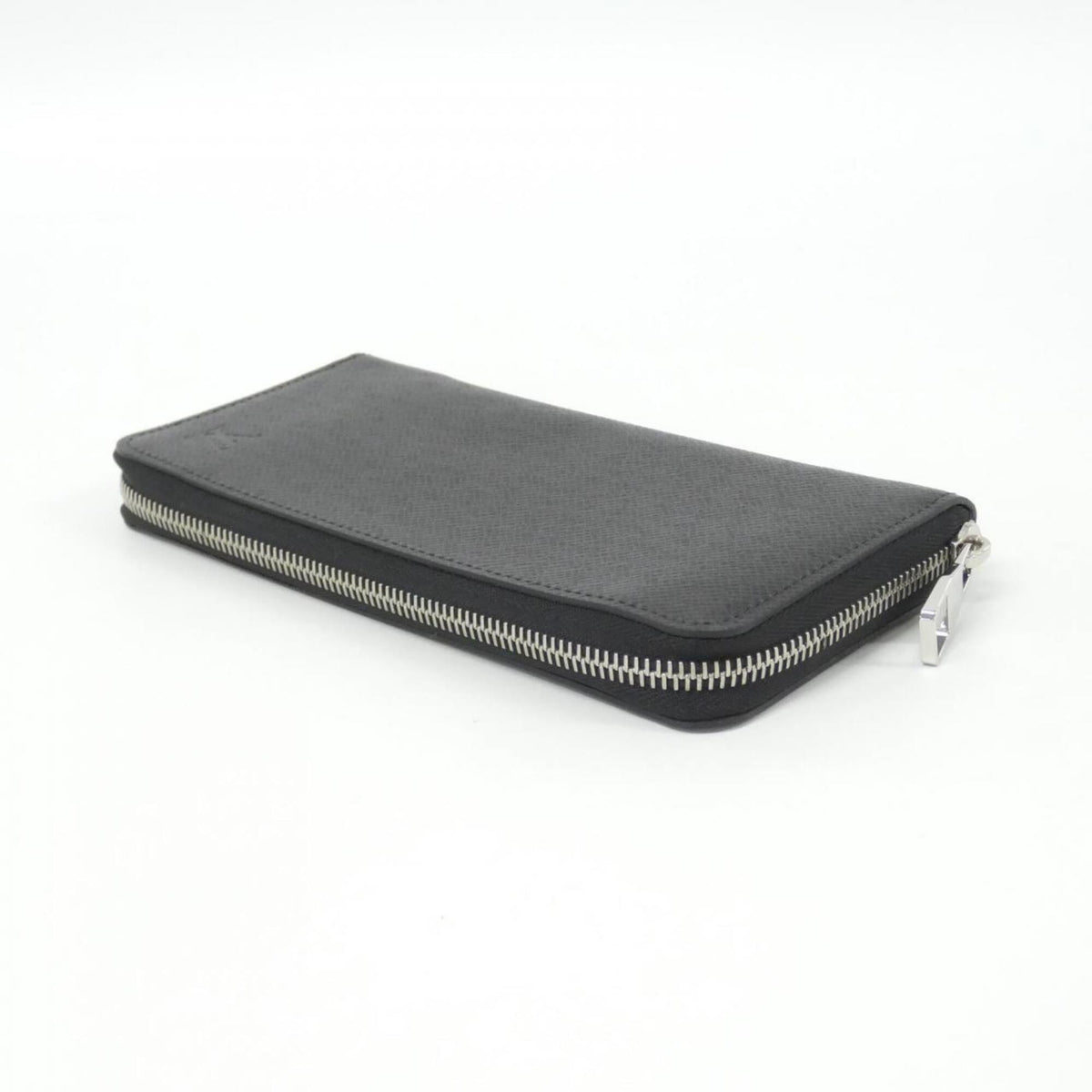 Louis Vuitton Black Leather Long Wallet (Bi-Fold) (Pre-Owned)
