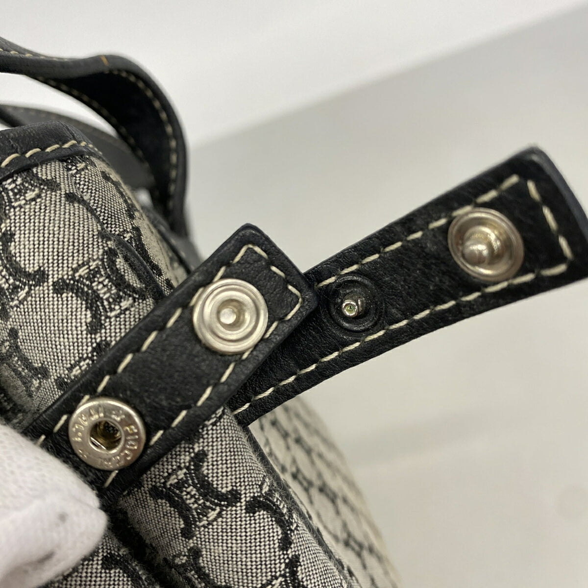 Celine Black Canvas Handbag (Pre-Owned)