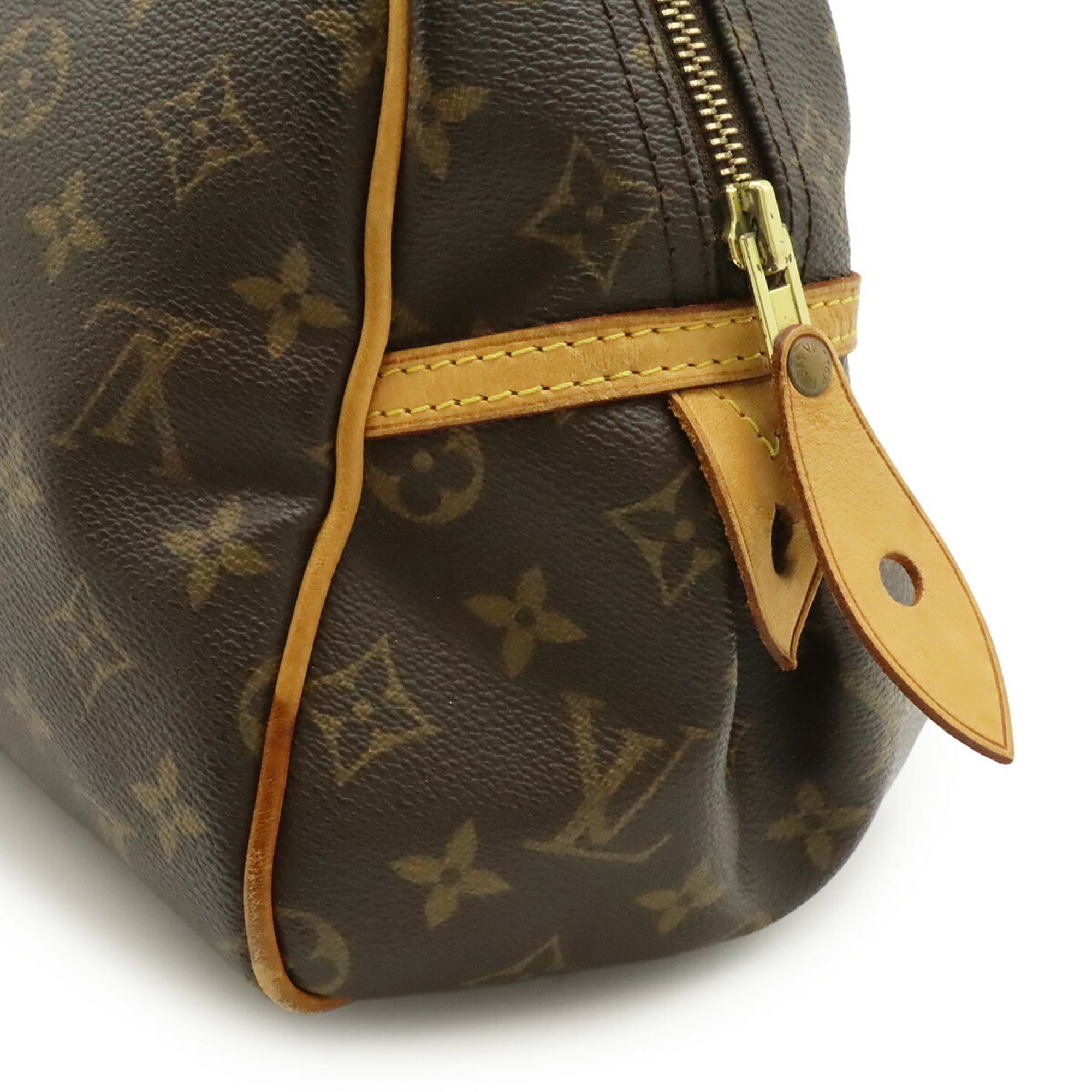 Louis Vuitton Brown Monogram Canvas Pvc Coated Canvas Handbag Shoulder Bag (Pre-Owned)