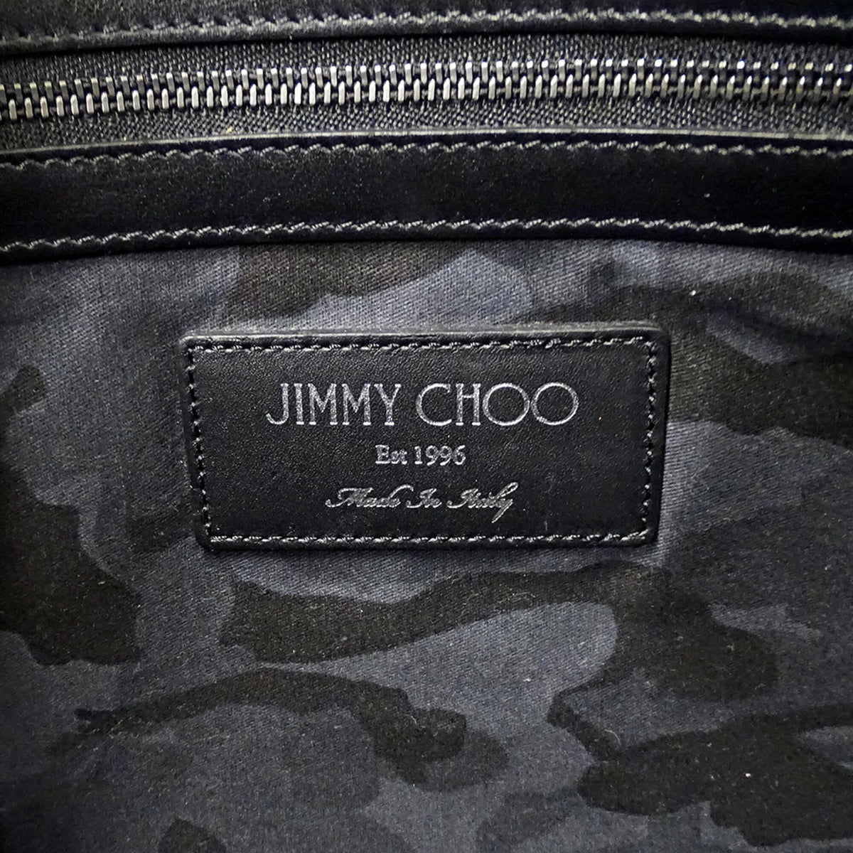 Jimmy Choo Black Leather Clutch Bag (Pre-Owned)