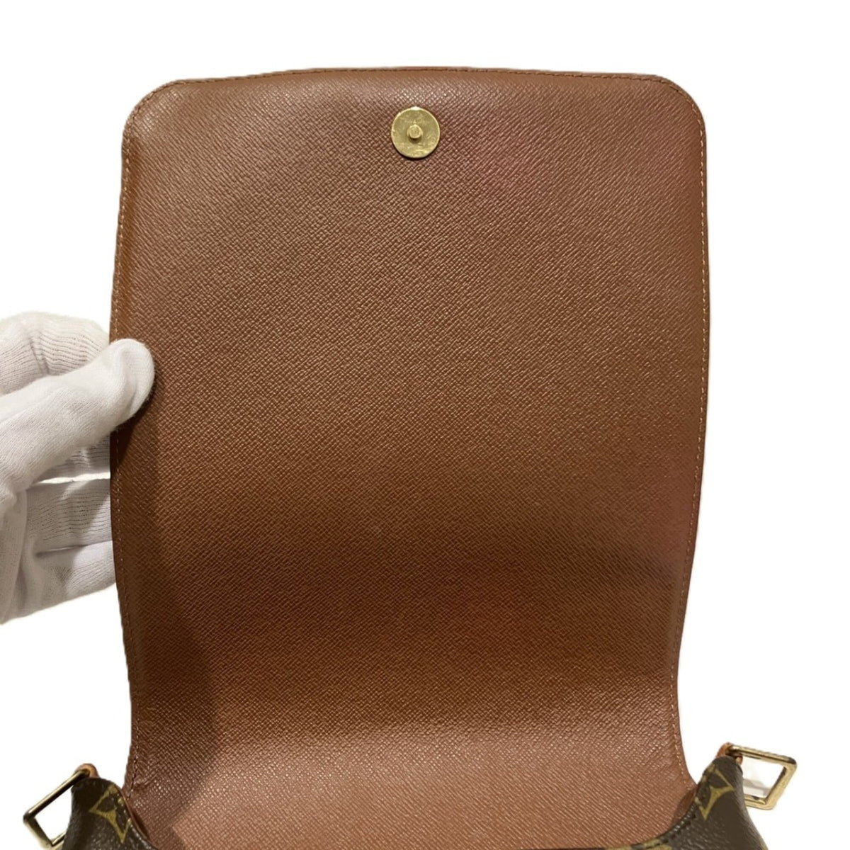 Louis Vuitton Brown Monogram Canvas Shoulder Bag (Pre-Owned)