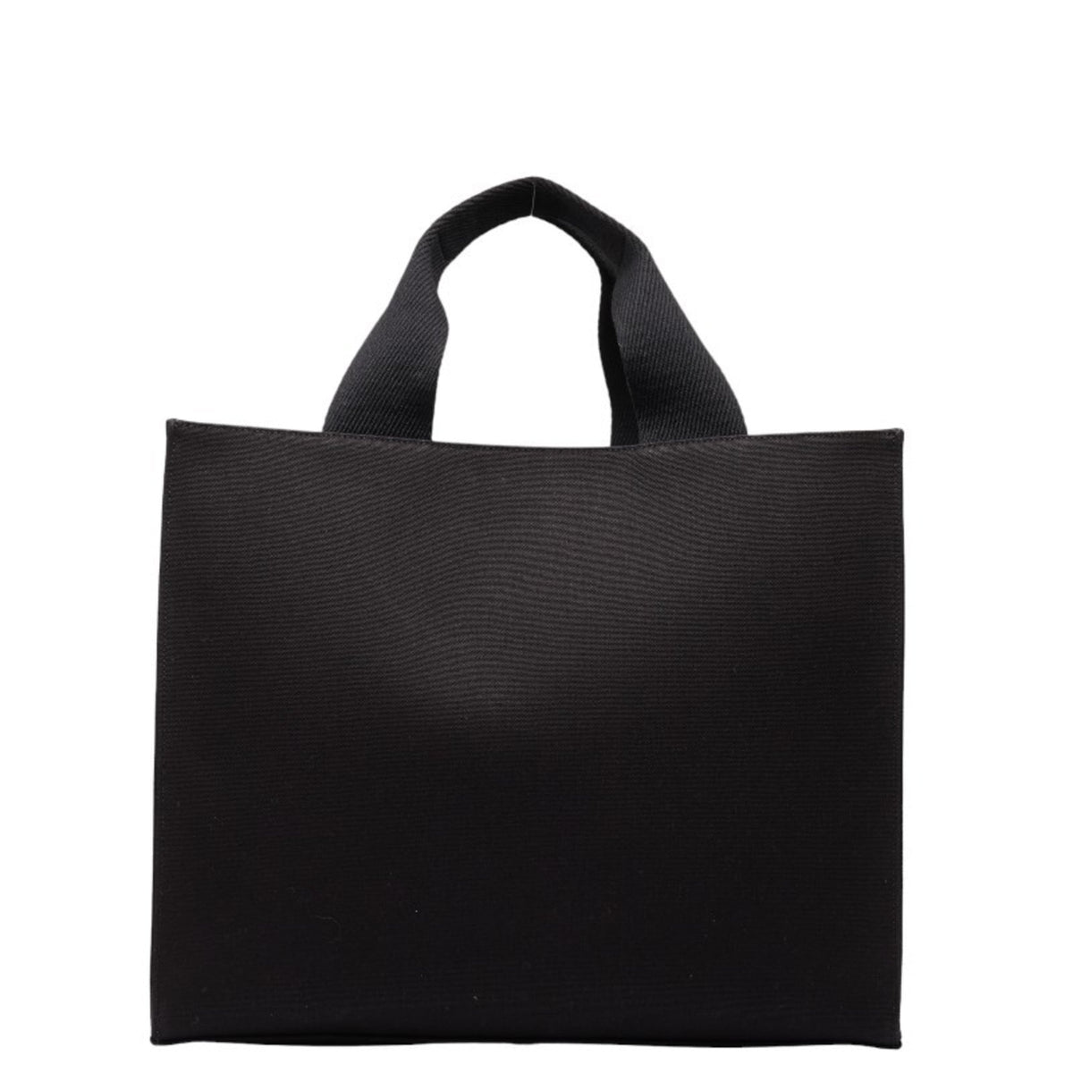 Fendi Black Yellow Canvas Shoulder Bag Tote Bag (Pre-Owned)
