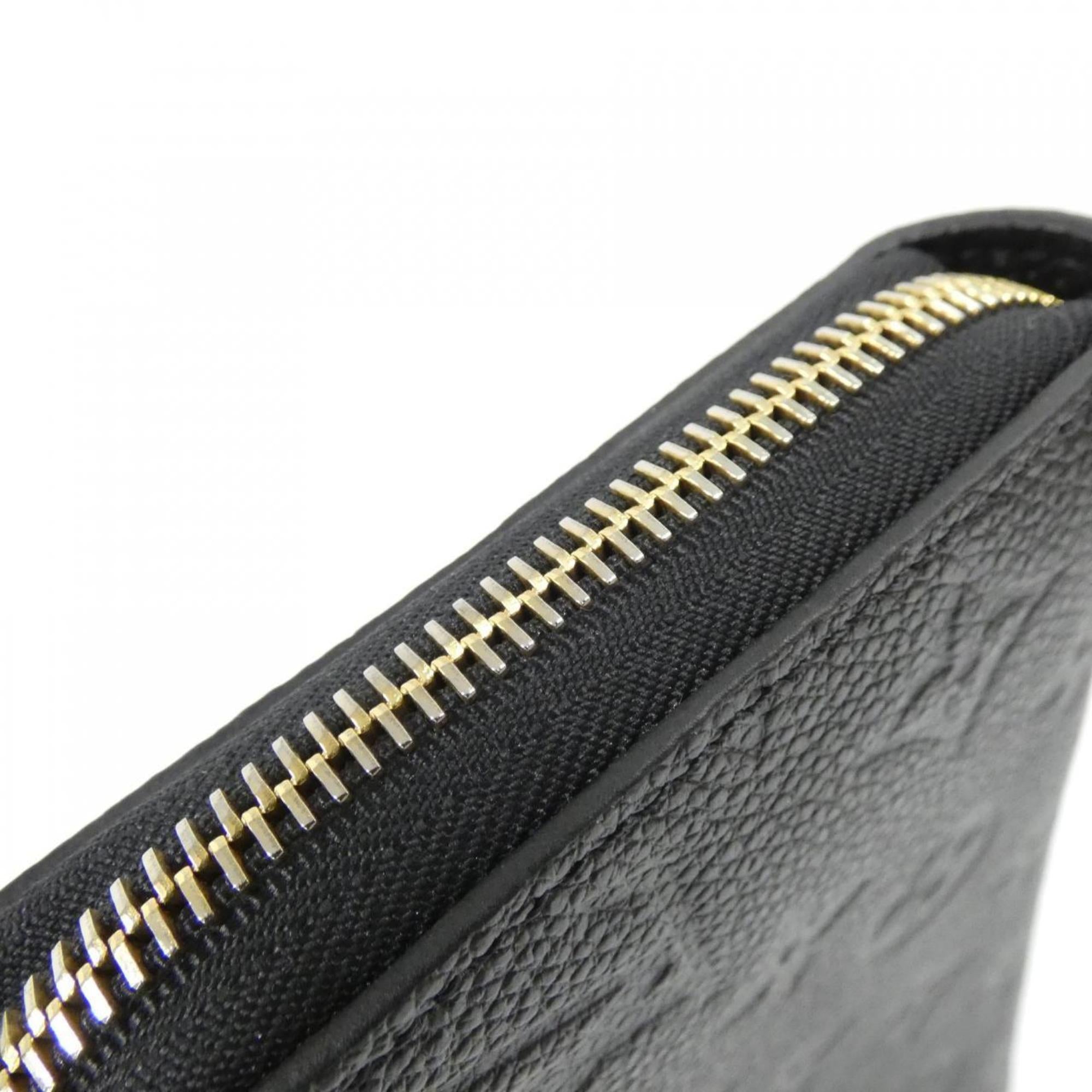 Louis Vuitton Monogram Empreinte Black Leather Long Wallet (Bi-Fold) (Pre-Owned)