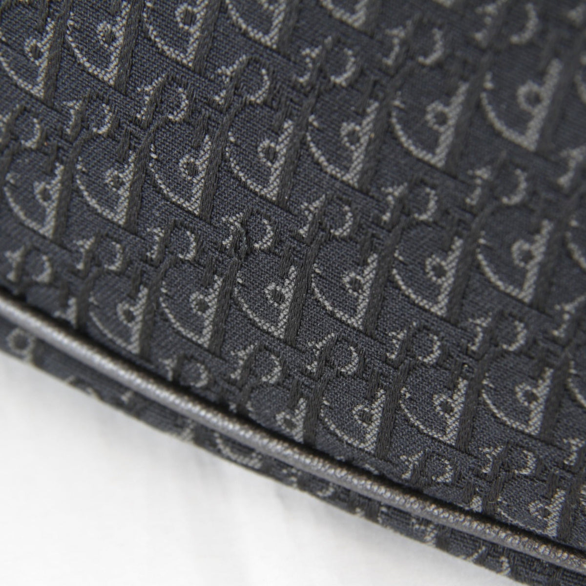 Christian Dior Trotter Black Canvas Tote Bag (Pre-Owned)