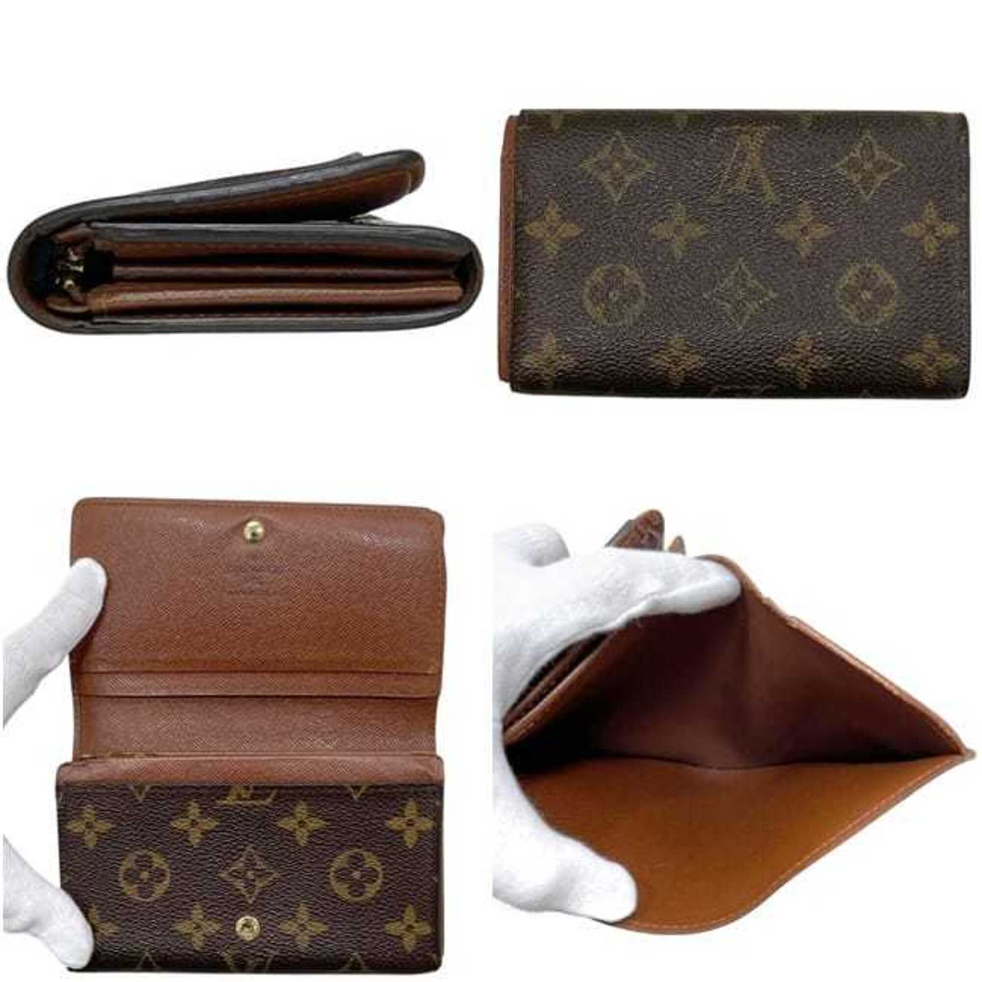 Louis Vuitton Brown Monogram Monogram Wallet (Bi-Fold) (Pre-Owned)