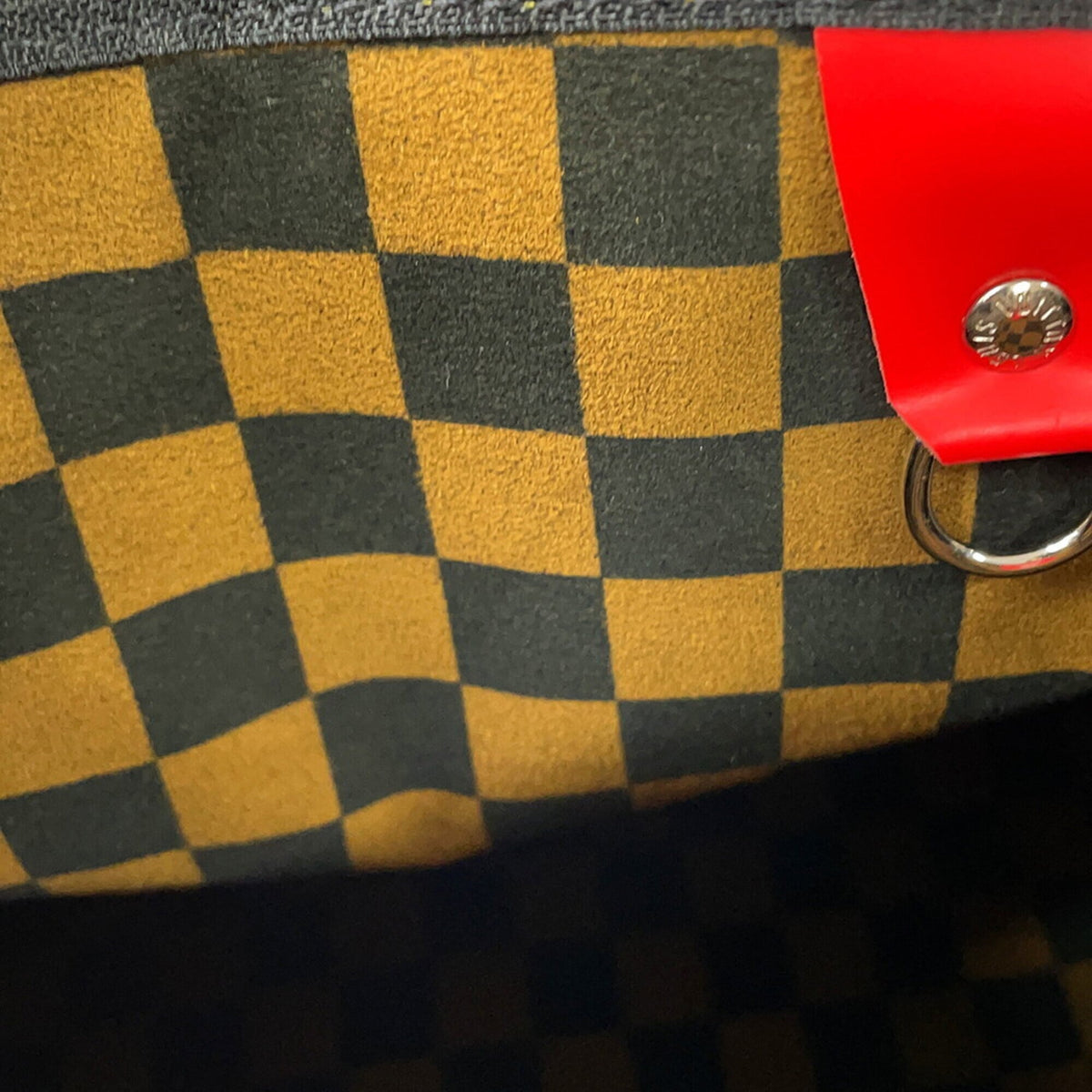 Louis Vuitton Multi-Color Noir White Damier Canvas Handbag Shoulder Bag (Pre-Owned)