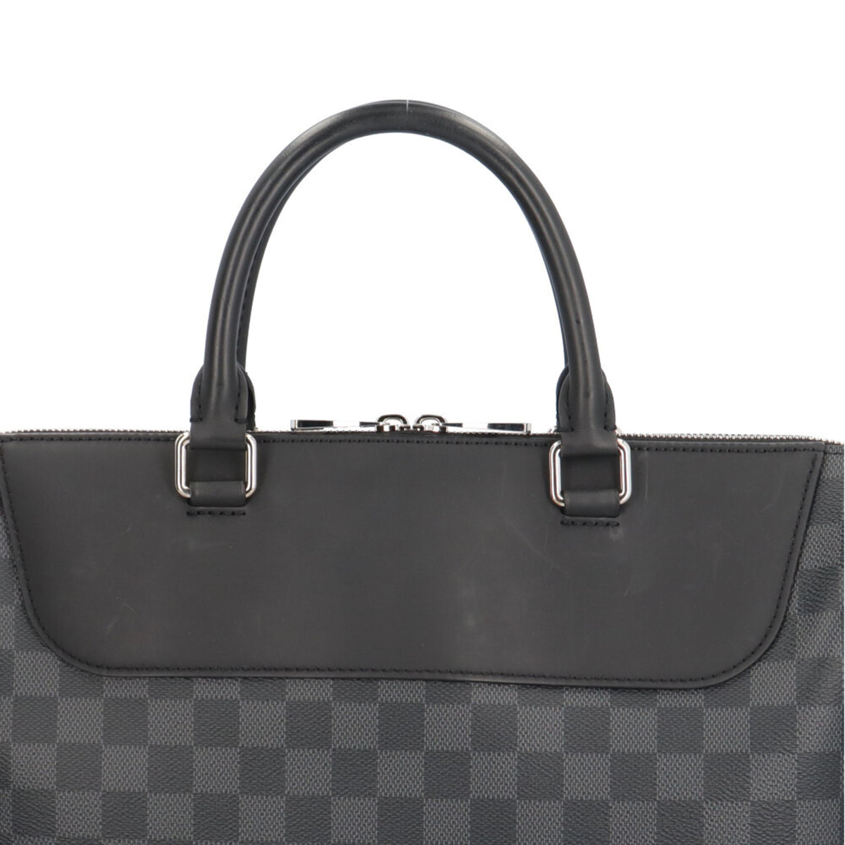 Louis Vuitton Black Gray Damier Graphite Briefcase (Pre-Owned)