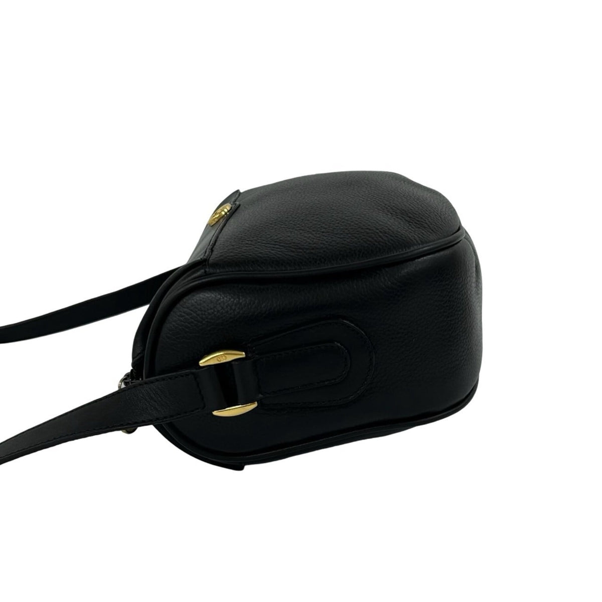 Gucci Black Leather Pochette Shoulder Bag (Pre-Owned)