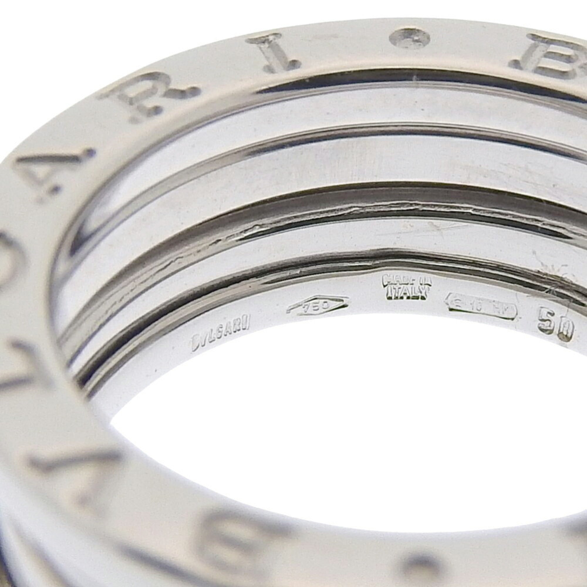 Bvlgari White Gold White Gold (18K) Band Ring (Pre-Owned)
