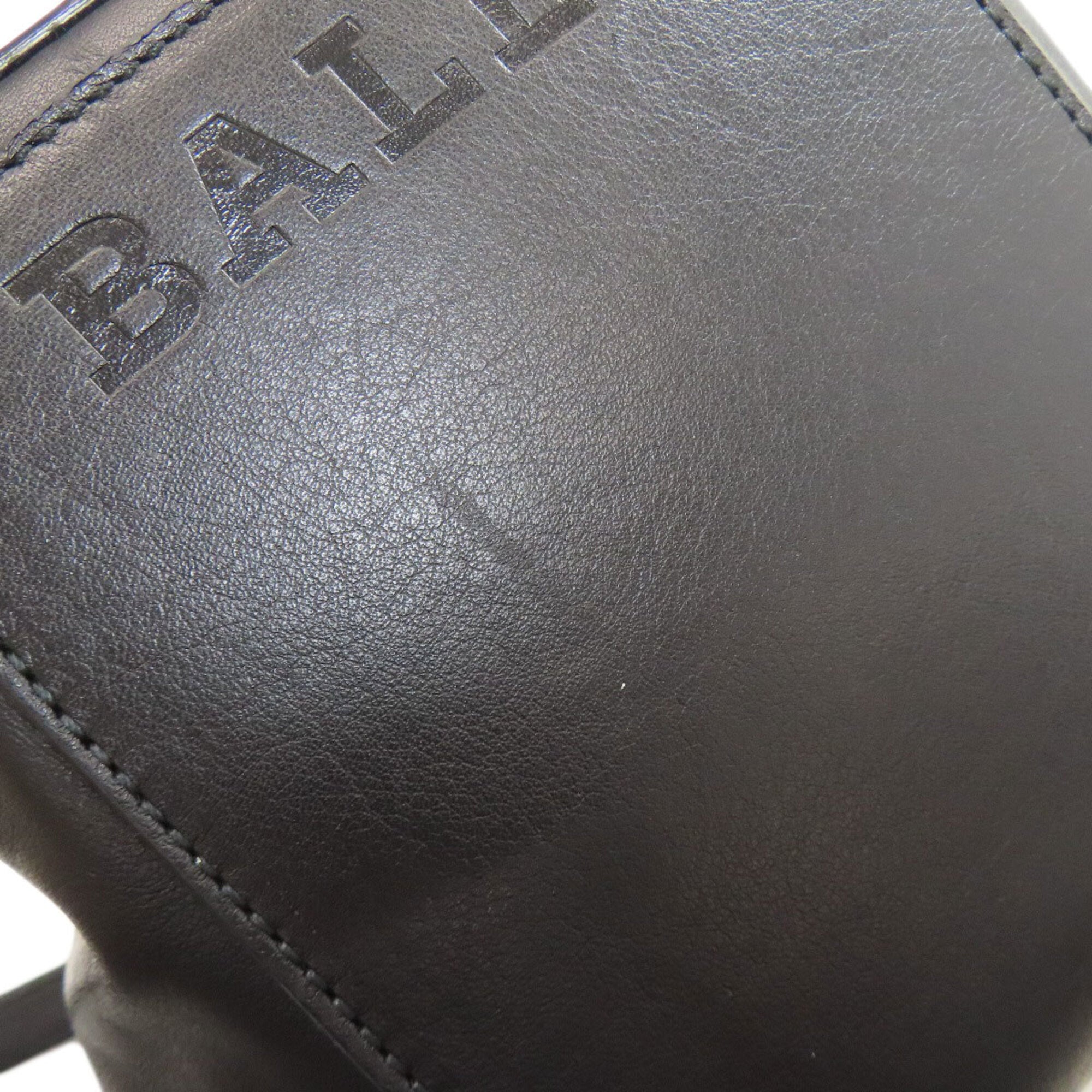 Bally Black Leather Backpack (Pre-Owned)