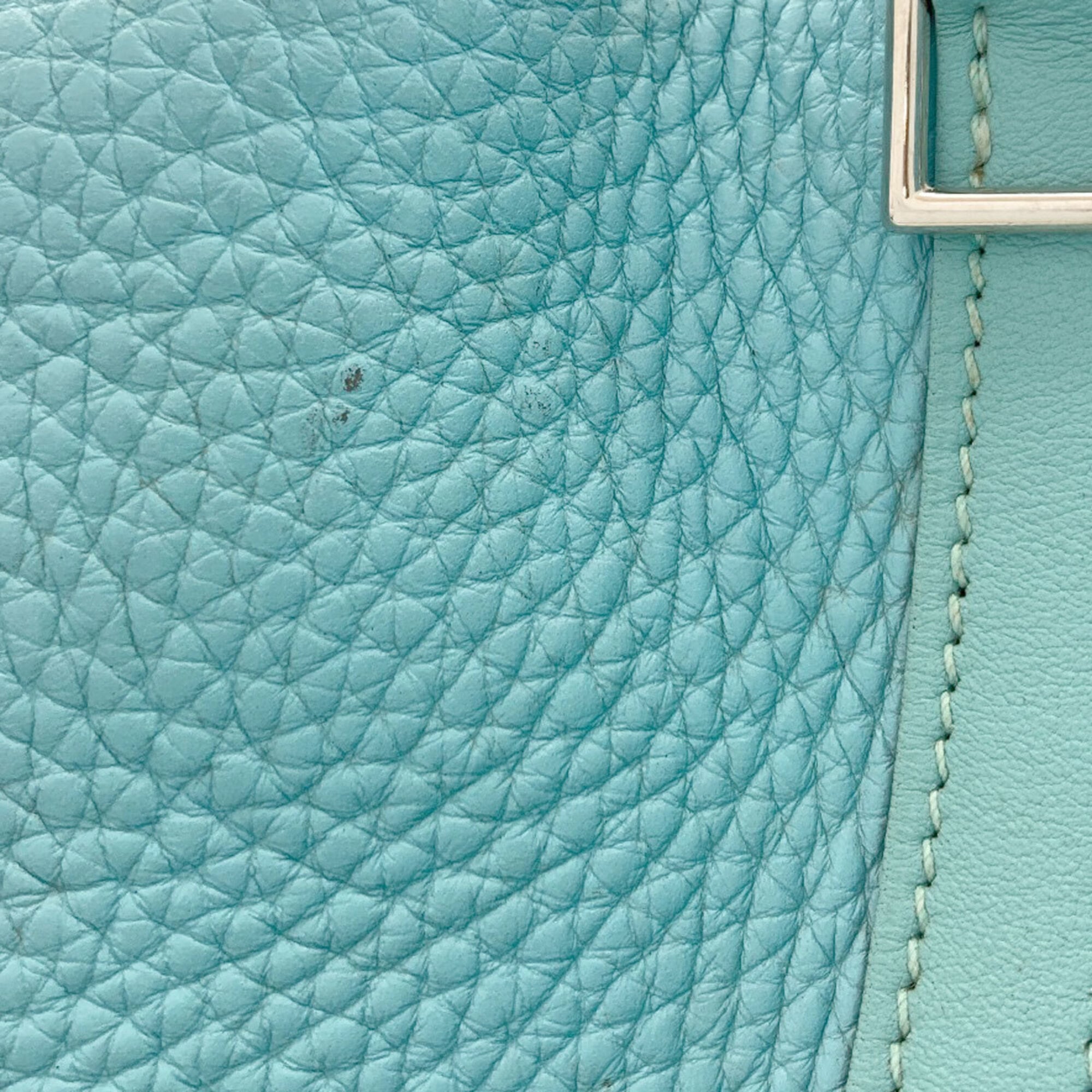 Hermes Blue Atoll Handbag (Pre-Owned)