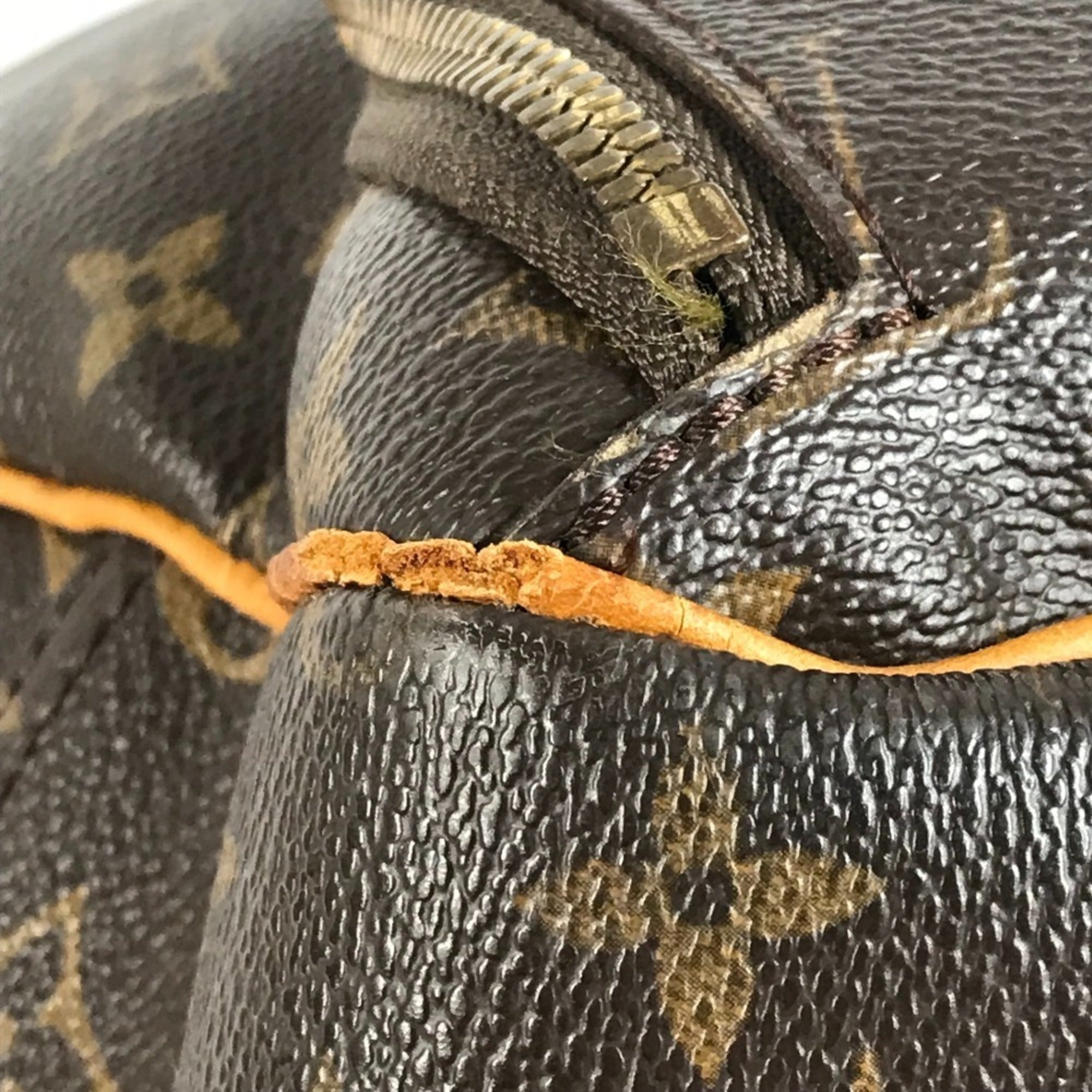 Louis Vuitton Brown Monogram Boston Bag Handbag Tote Bag (Pre-Owned)