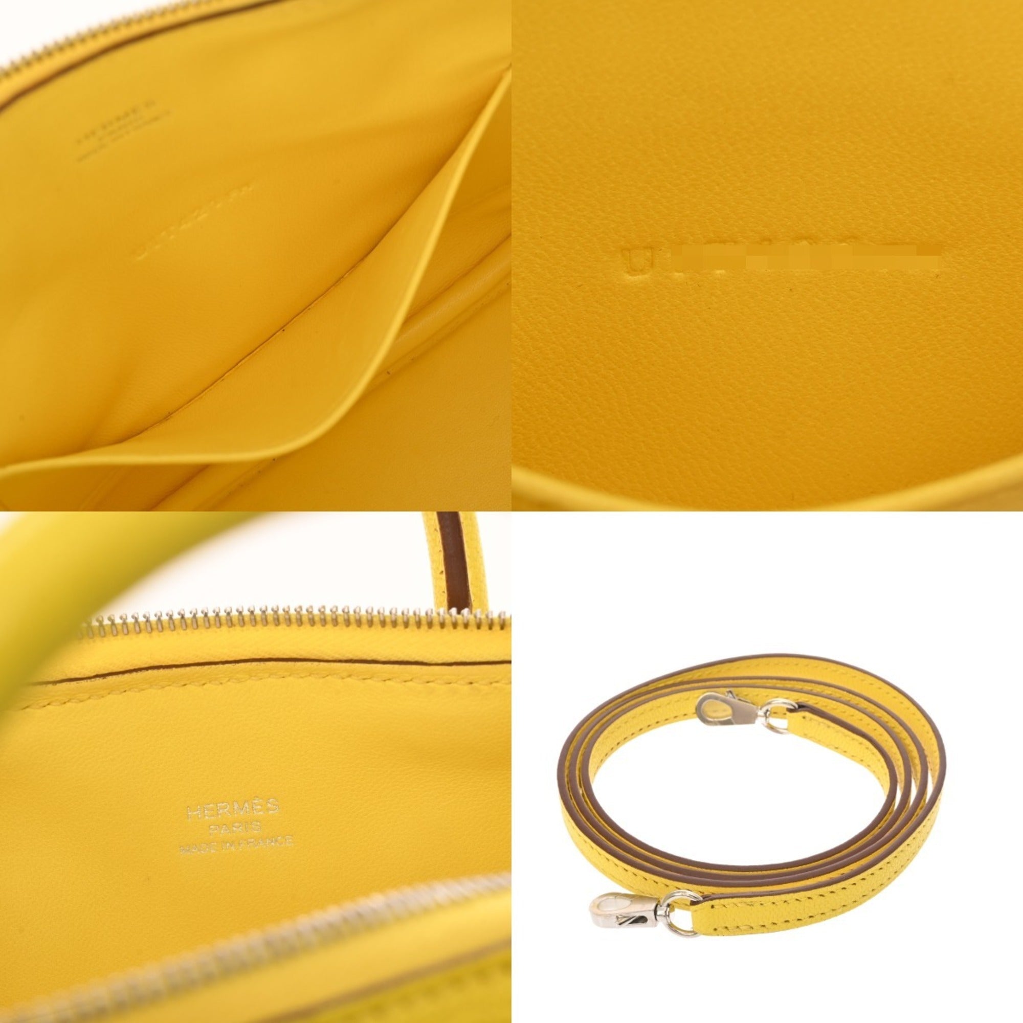 Hermes Lime Chevre Leather Handbag (Pre-Owned)