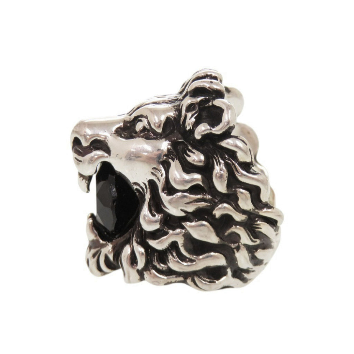 Gucci Silver Metal Band Ring (Pre-Owned)