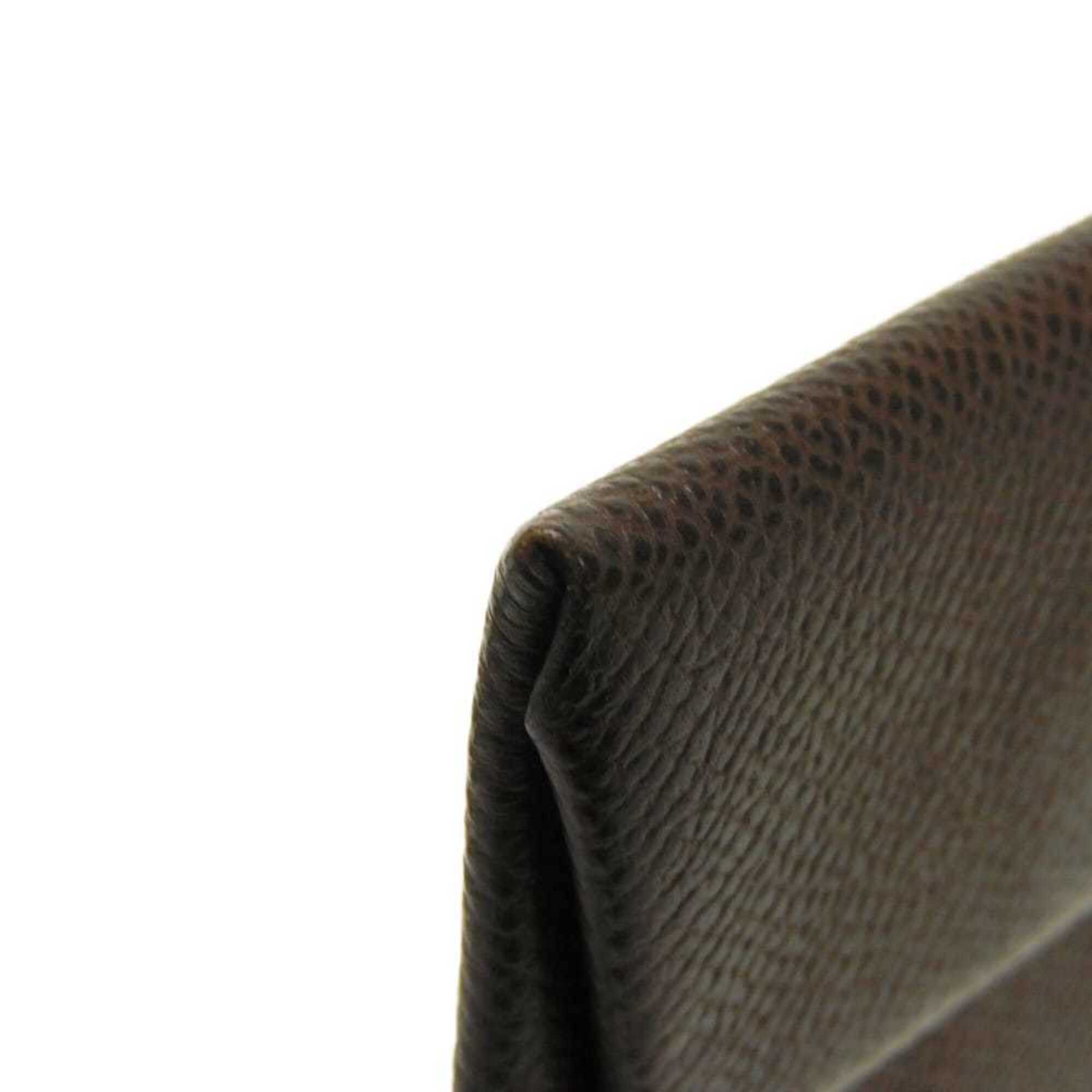 Hermes Brown Chocolat Dark Brown Epsom Leather Coin Purse/Coin Case (Pre-Owned)