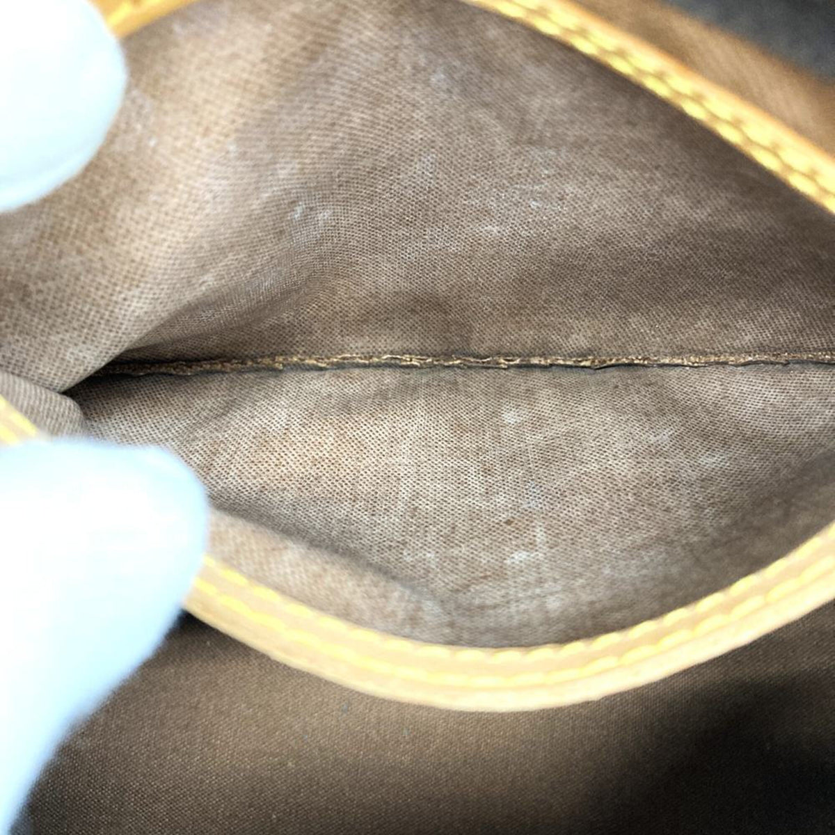 Louis Vuitton Brown Galle Monogram Monogram Boston Bag Handbag (Pre-Owned)