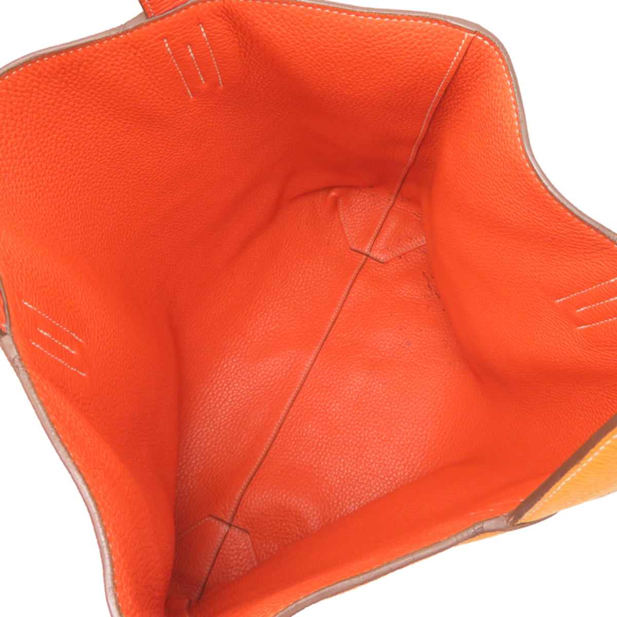 Hermes Orange Yellow Tote Bag (Pre-Owned)