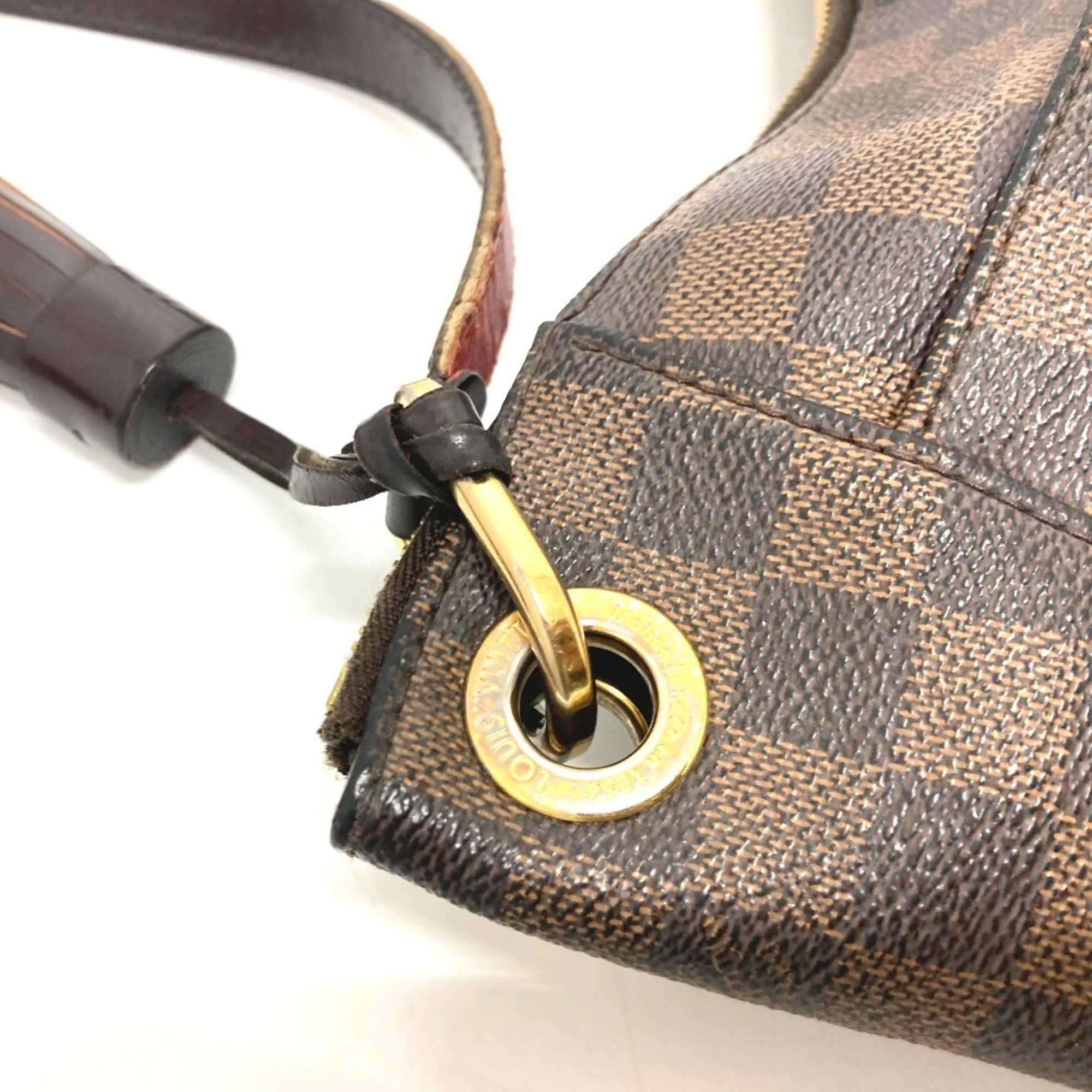 Louis Vuitton Brown Damier Canvas Pochette Shoulder Bag (Pre-Owned)
