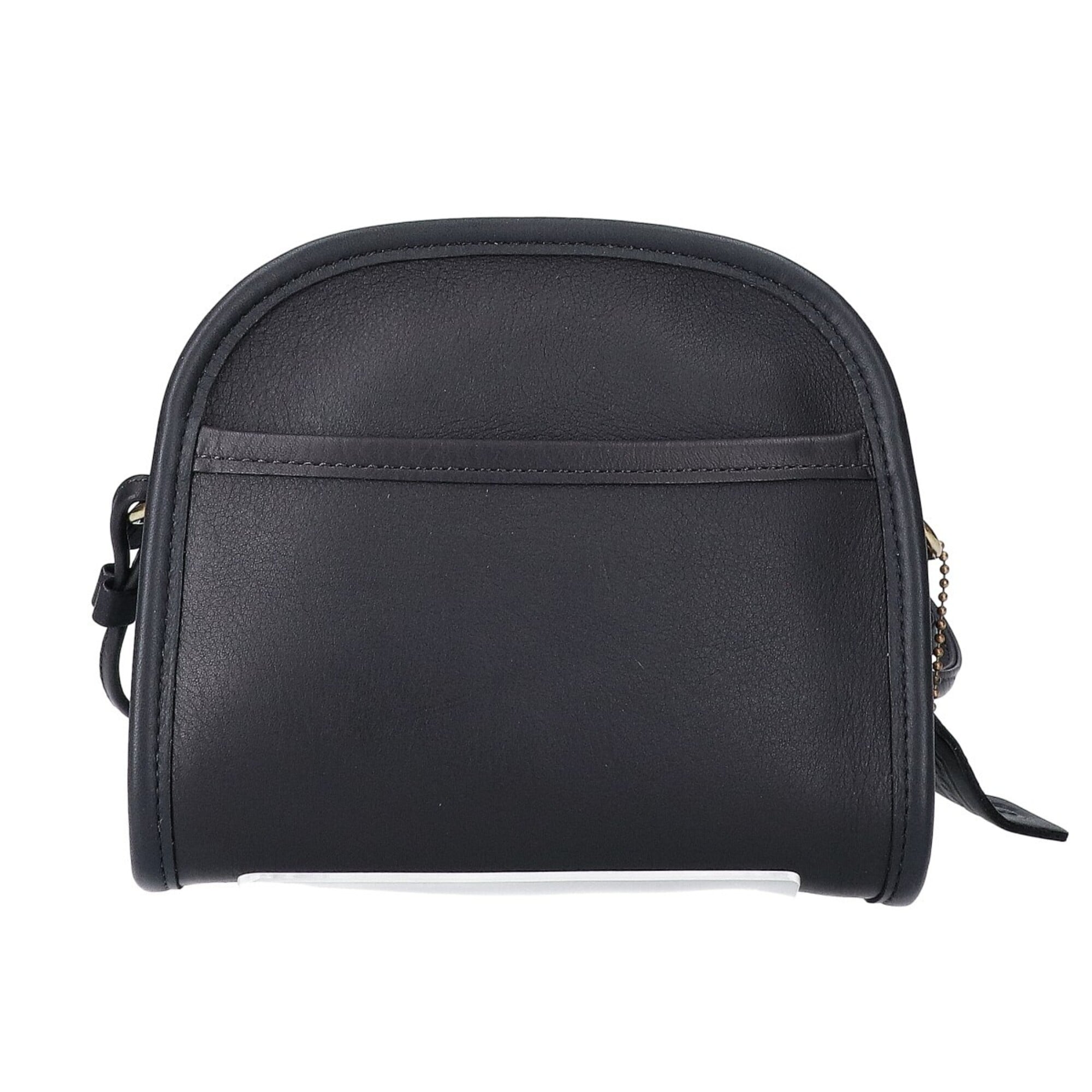 Coach Black Leather Shoulder Bag (Pre-Owned)