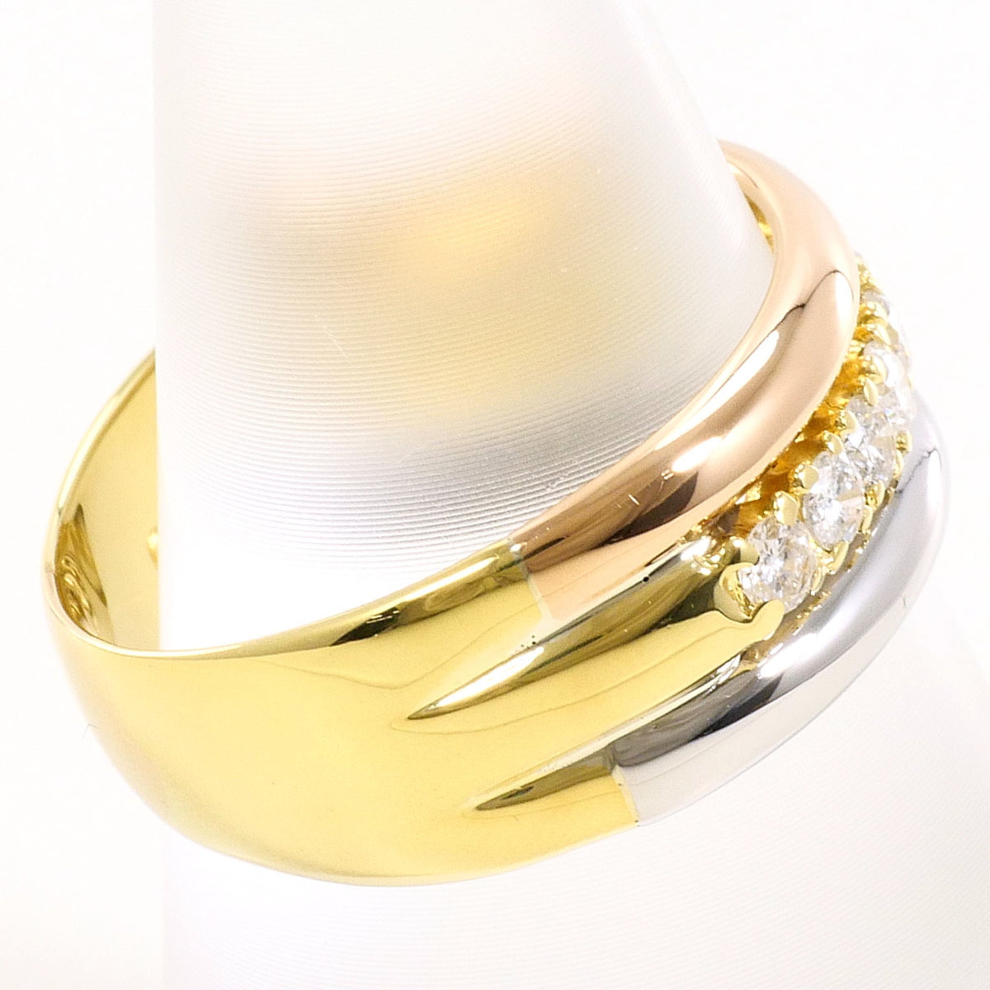Unbranded Pink Gold Platinum Yellow Gold Yellow Gold (18K) Pink Gold (18K) Platinum 900 Band Ring (Pre-Owned)