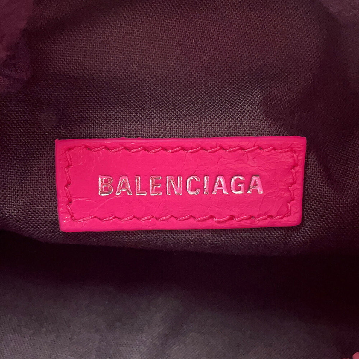 Balenciaga Pink Leather Handbag Shoulder Bag (Pre-Owned)