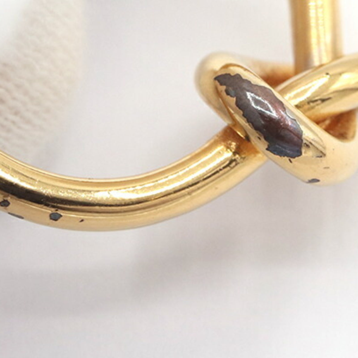 Celine Gold Metal Band Ring (Pre-Owned)