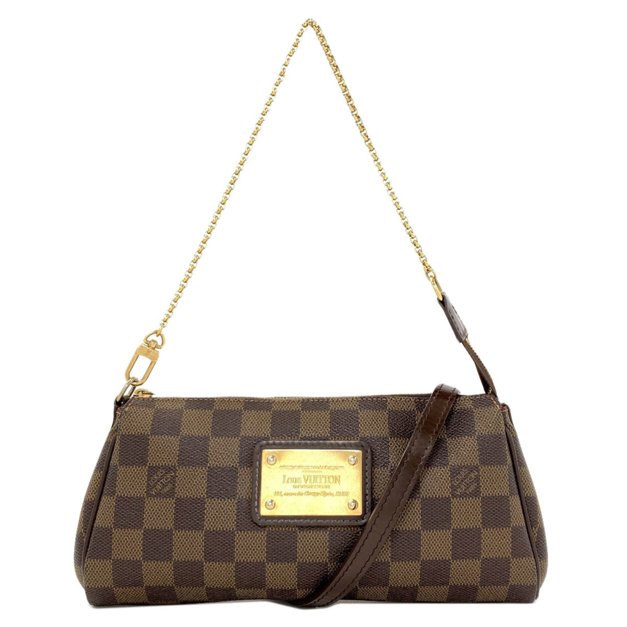Louis Vuitton Damier Damier Canvas Ebene Damier Canvas Handbag (Pre-Owned)