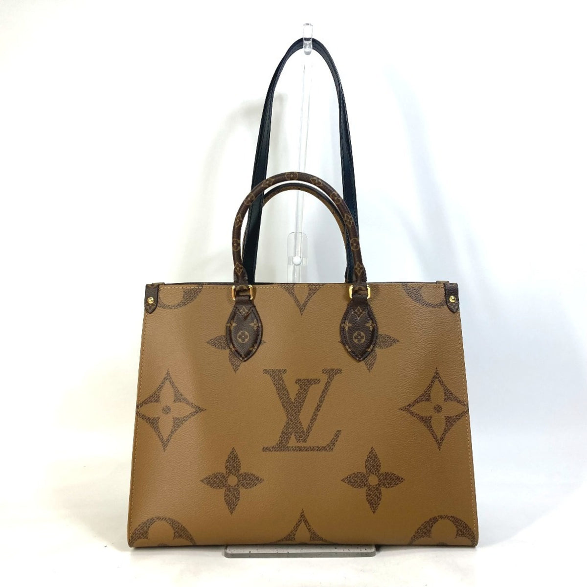 Louis Vuitton Beige Brown Monogram Shoulder Bag Tote Bag (Pre-Owned)