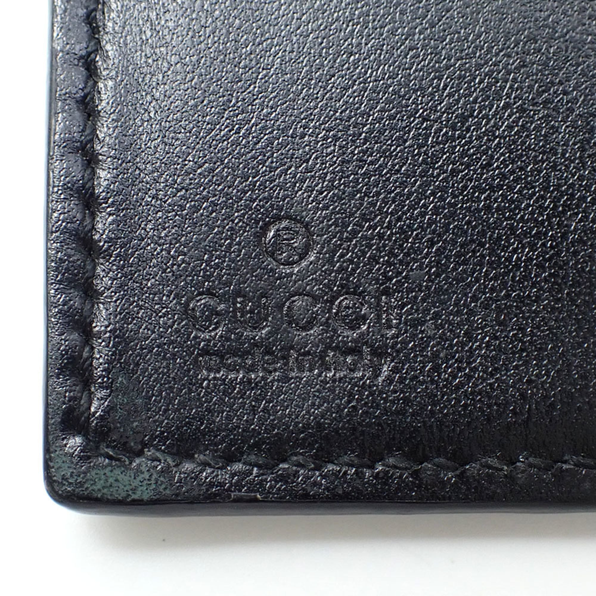 Gucci Black Leather Wallet (Bi-Fold) (Pre-Owned)