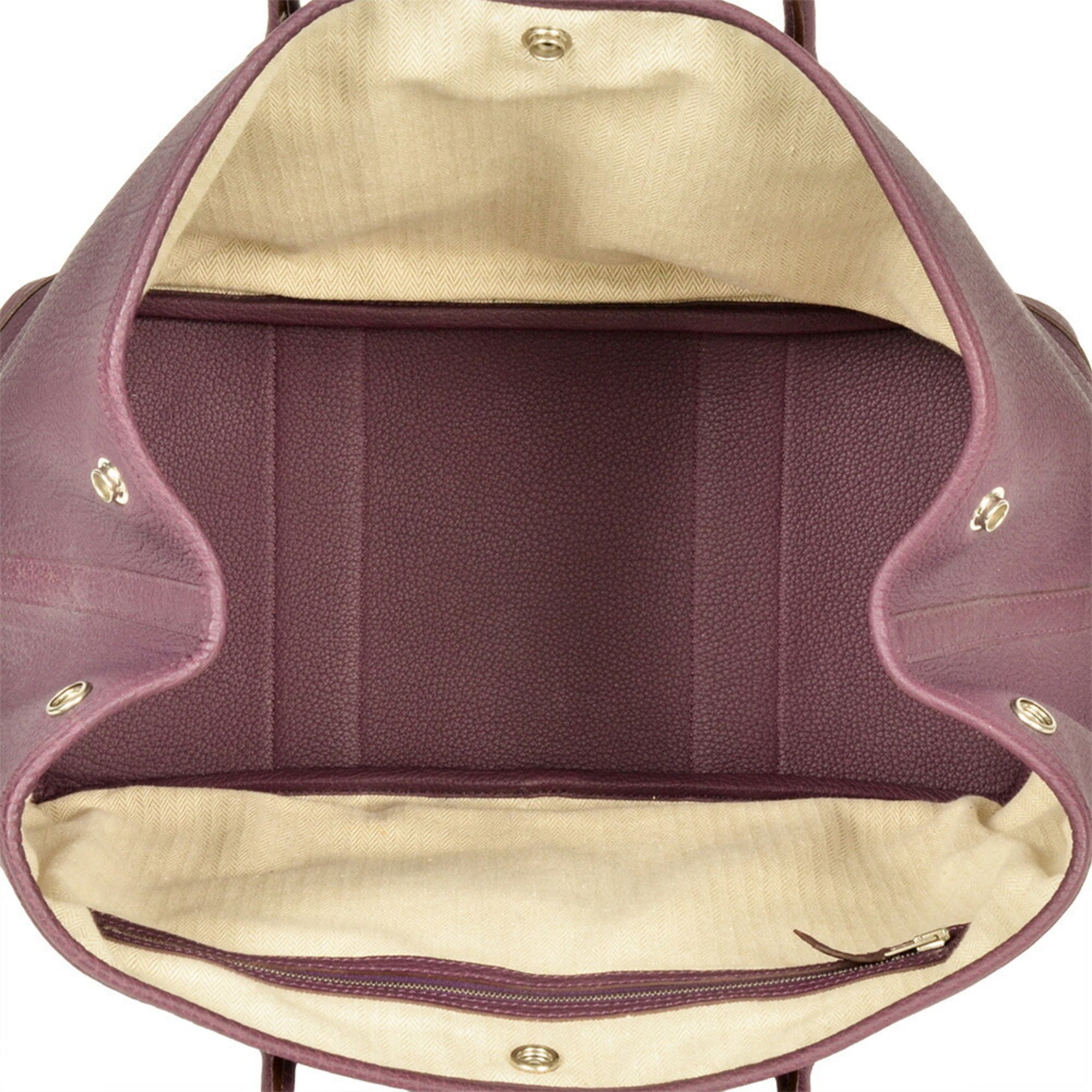 Hermes Cassis Purple Negonda Leather Tote Bag (Pre-Owned)