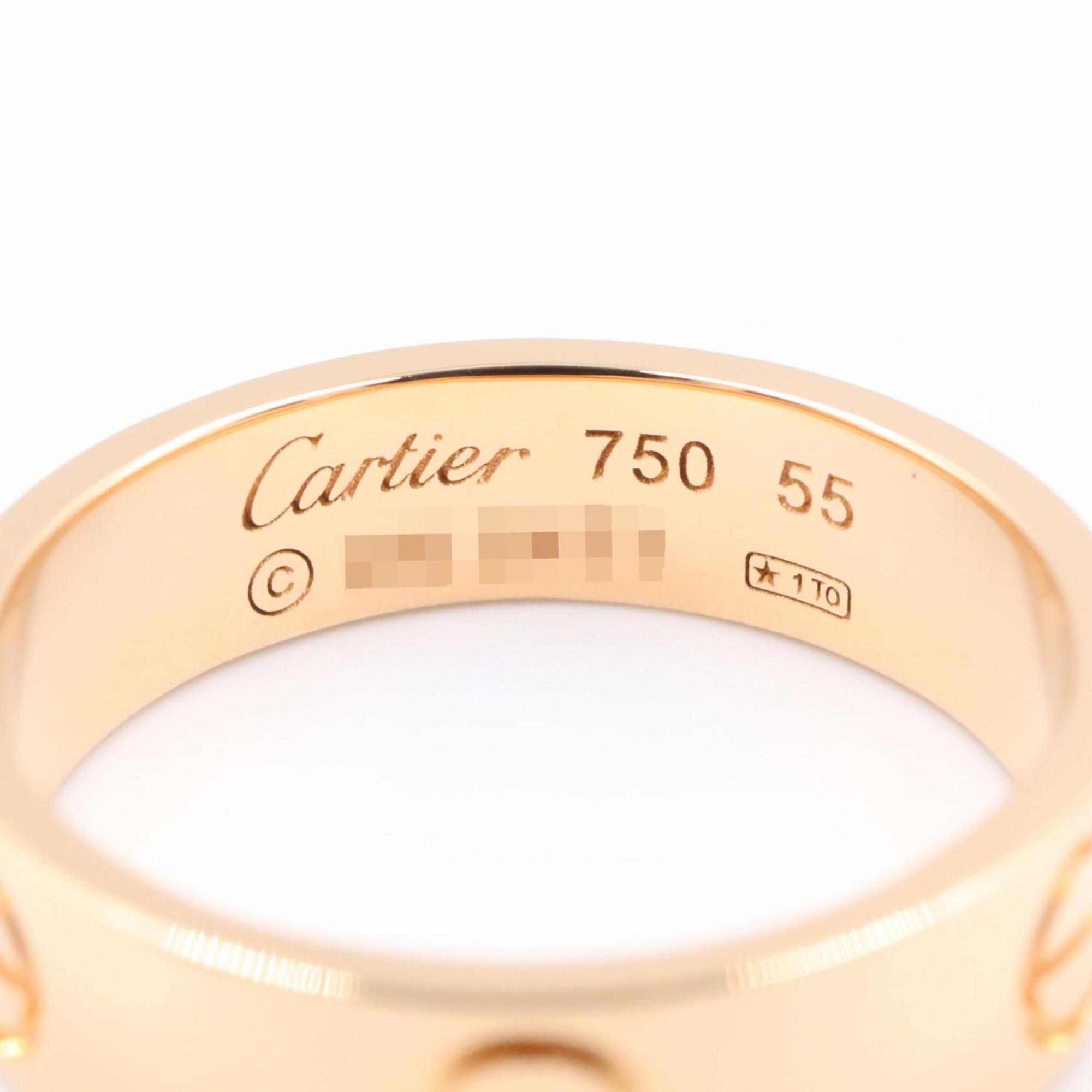 Cartier Love Pink Band Ring (Pre-Owned)