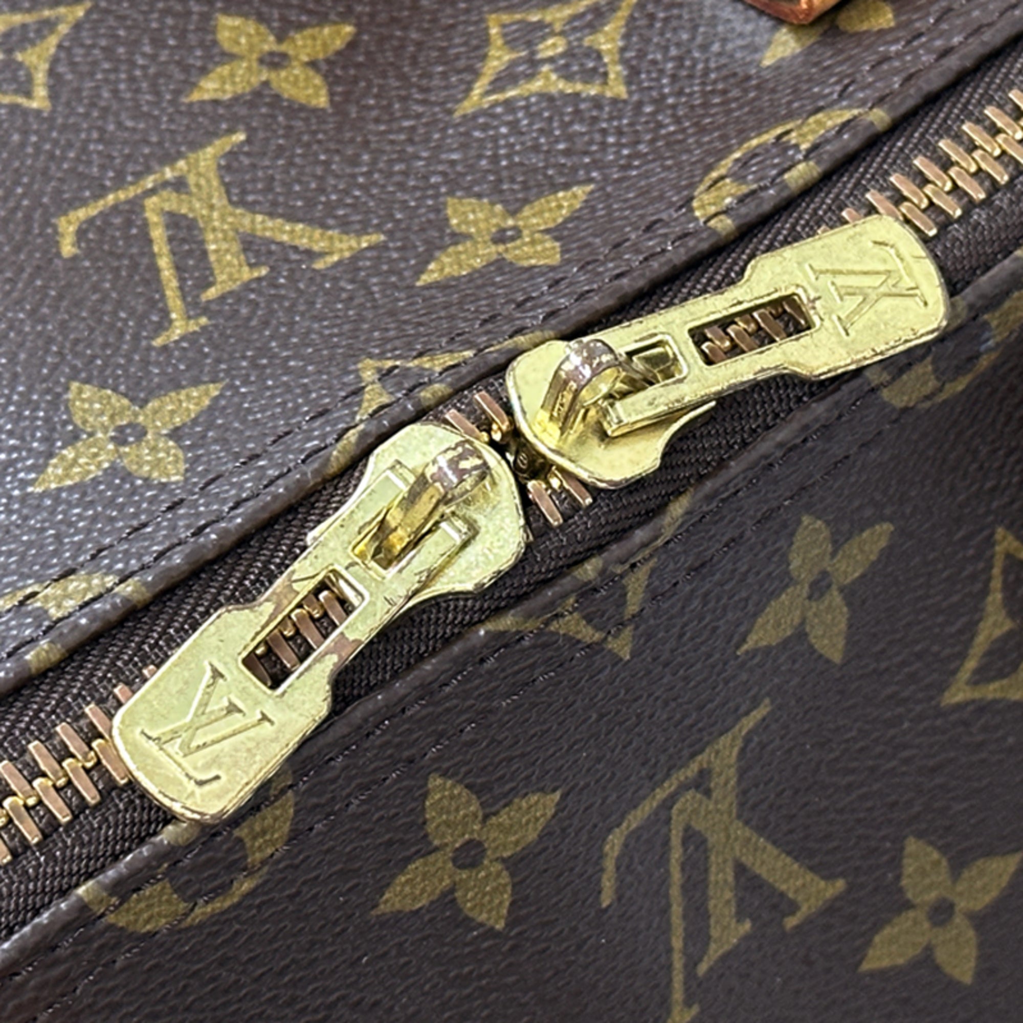 Louis Vuitton Brown Monogram Monogram Boston Bag Handbag (Pre-Owned)