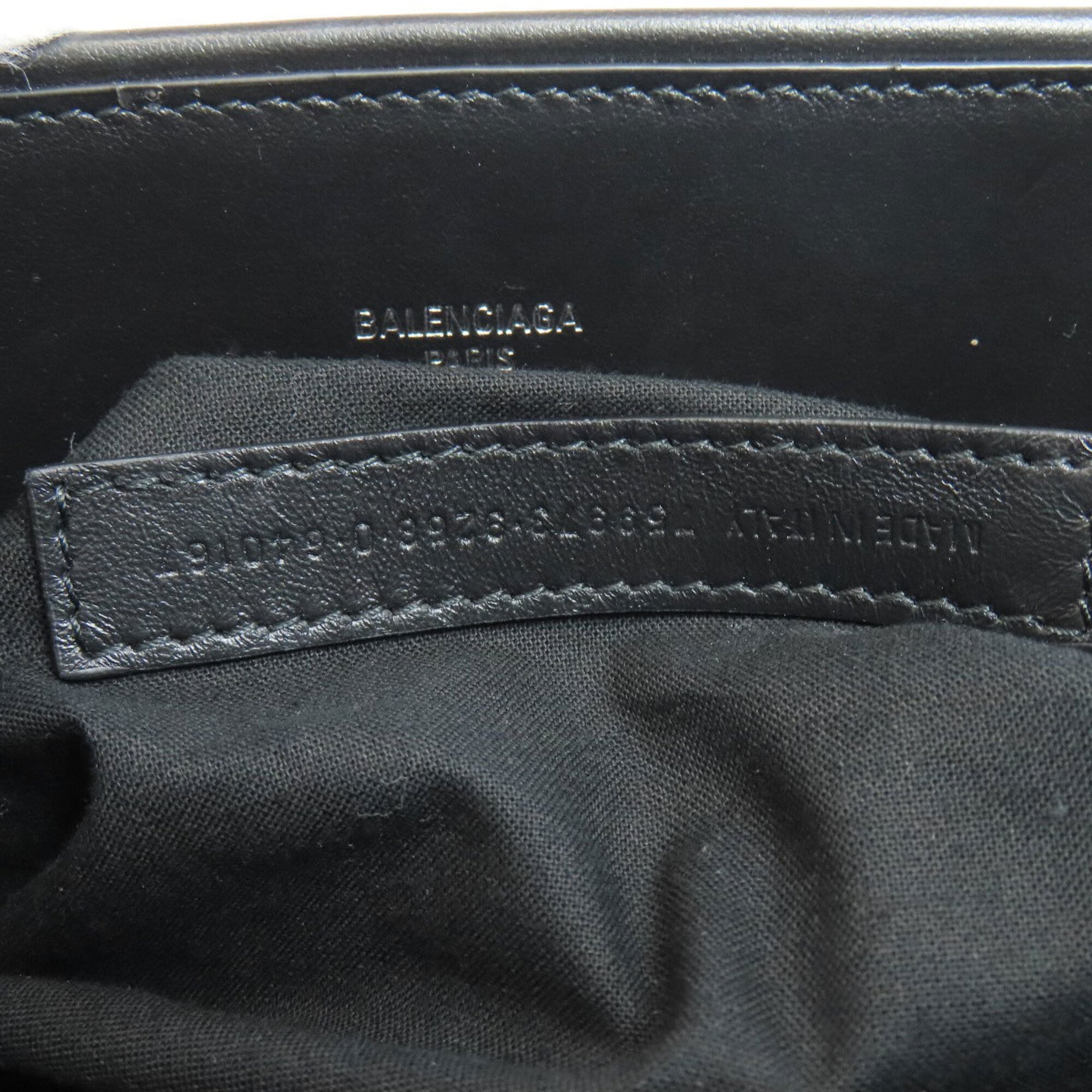 Balenciaga Black White Canvas Tote Bag (Pre-Owned)