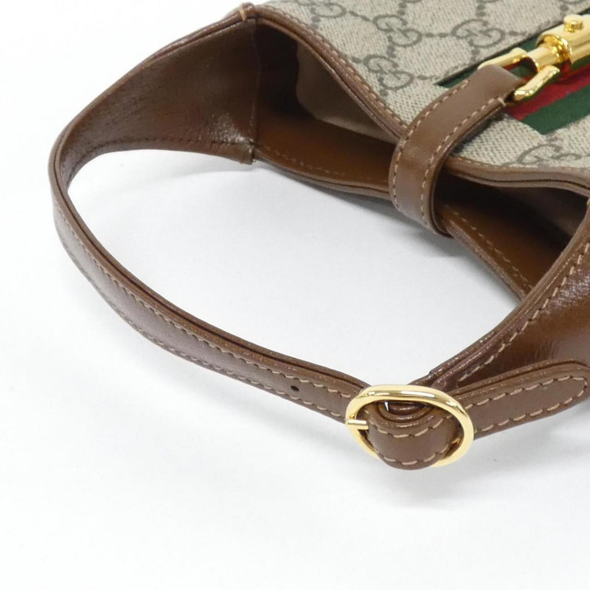 Gucci Beige Brown Gg Supreme Leather Handbag (Pre-Owned)