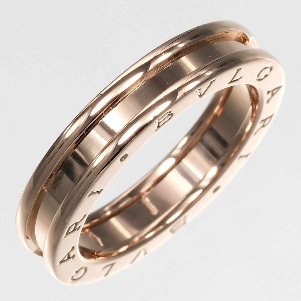 Bvlgari B.Zero1 Pink Gold (18K) Band Ring (Pre-Owned)