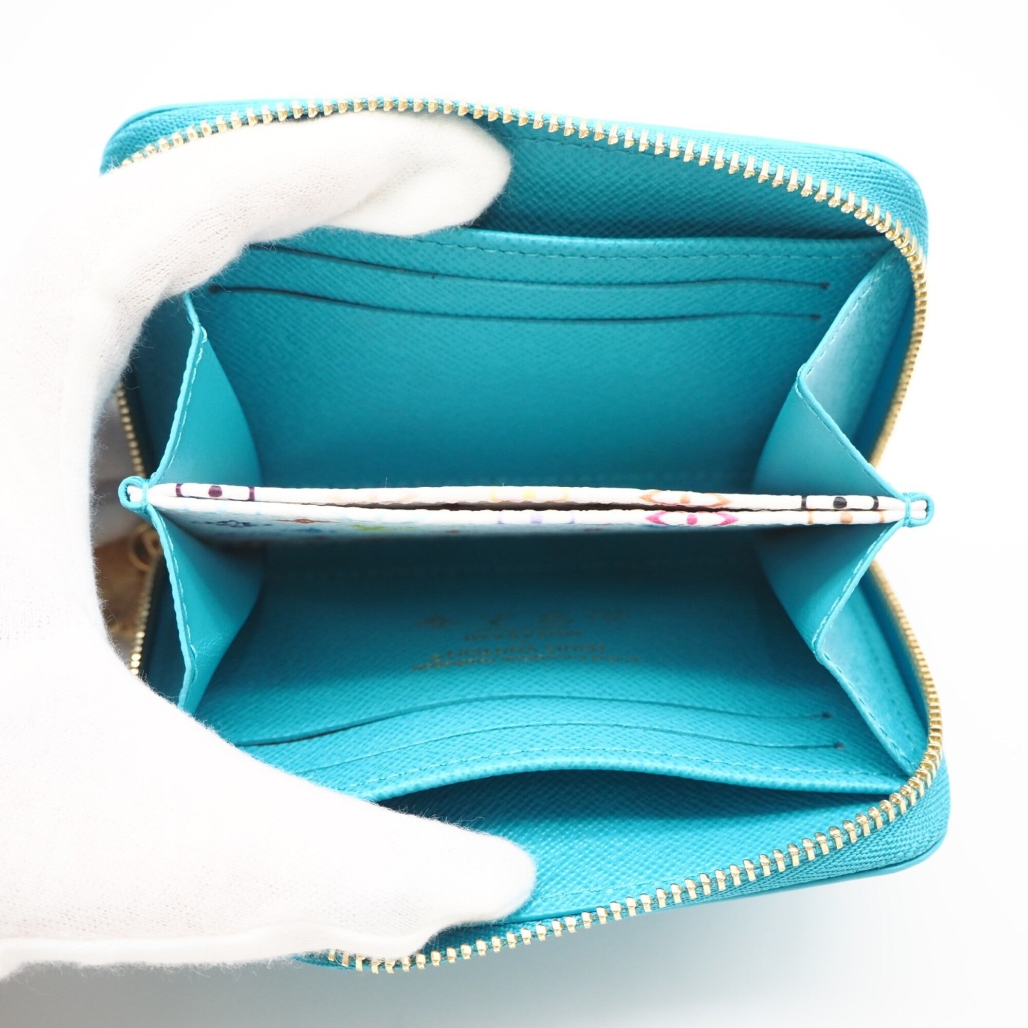 Louis Vuitton Epi Blue Epi Leather Coin Purse/Coin Case (Pre-Owned)