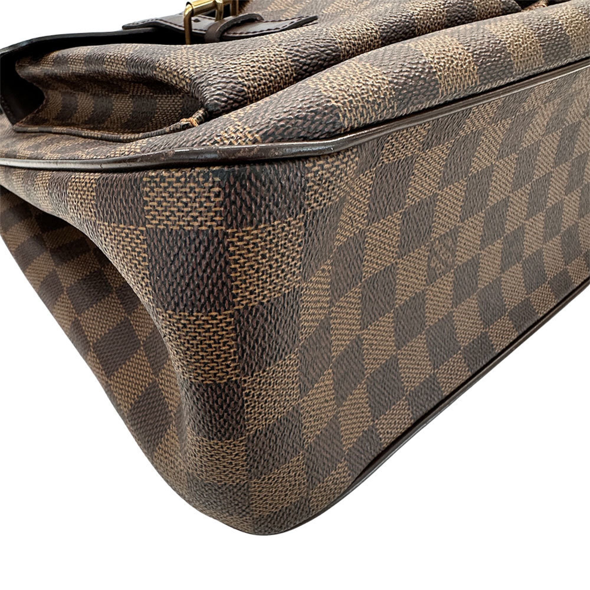 Louis Vuitton Damier Canvas Ebene Damier Canvas Handbag Tote Bag (Pre-Owned)