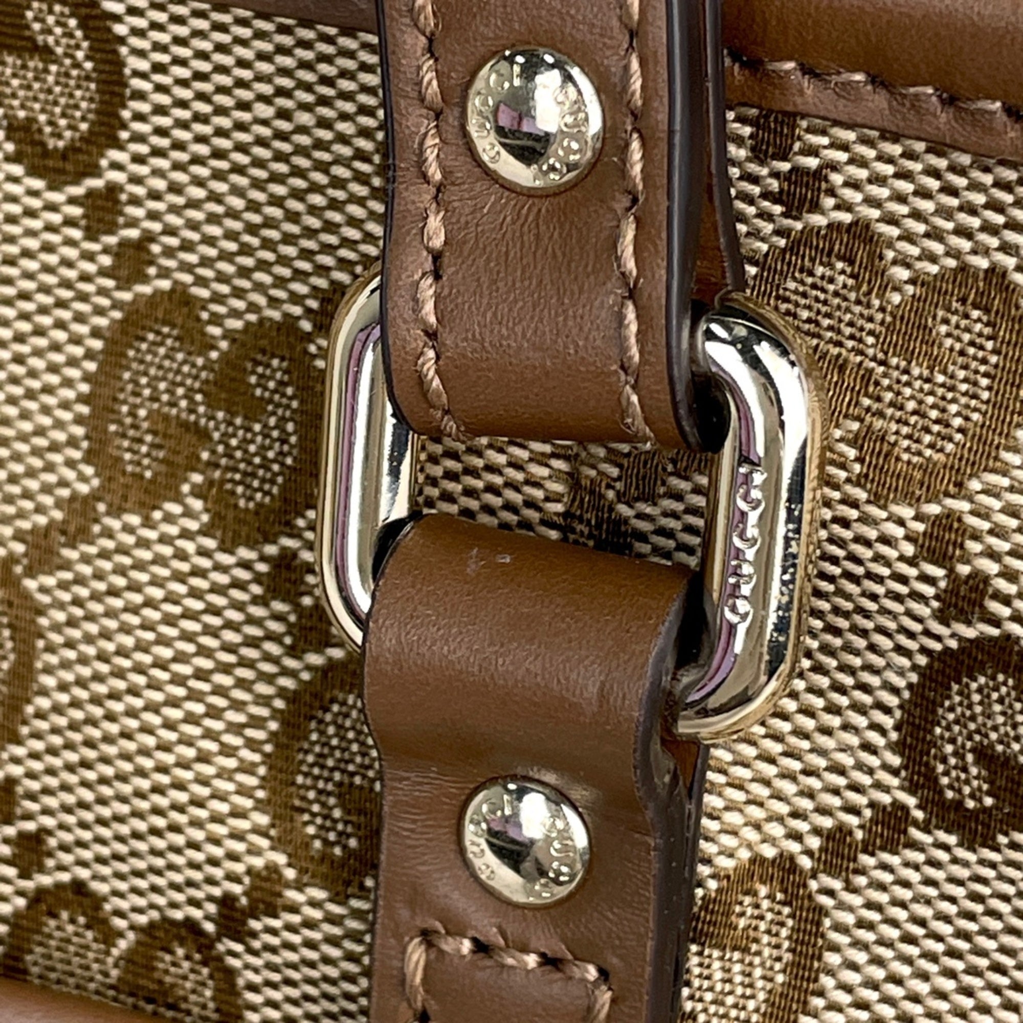 Gucci Brown Gg Canvas Tote Bag (Pre-Owned)