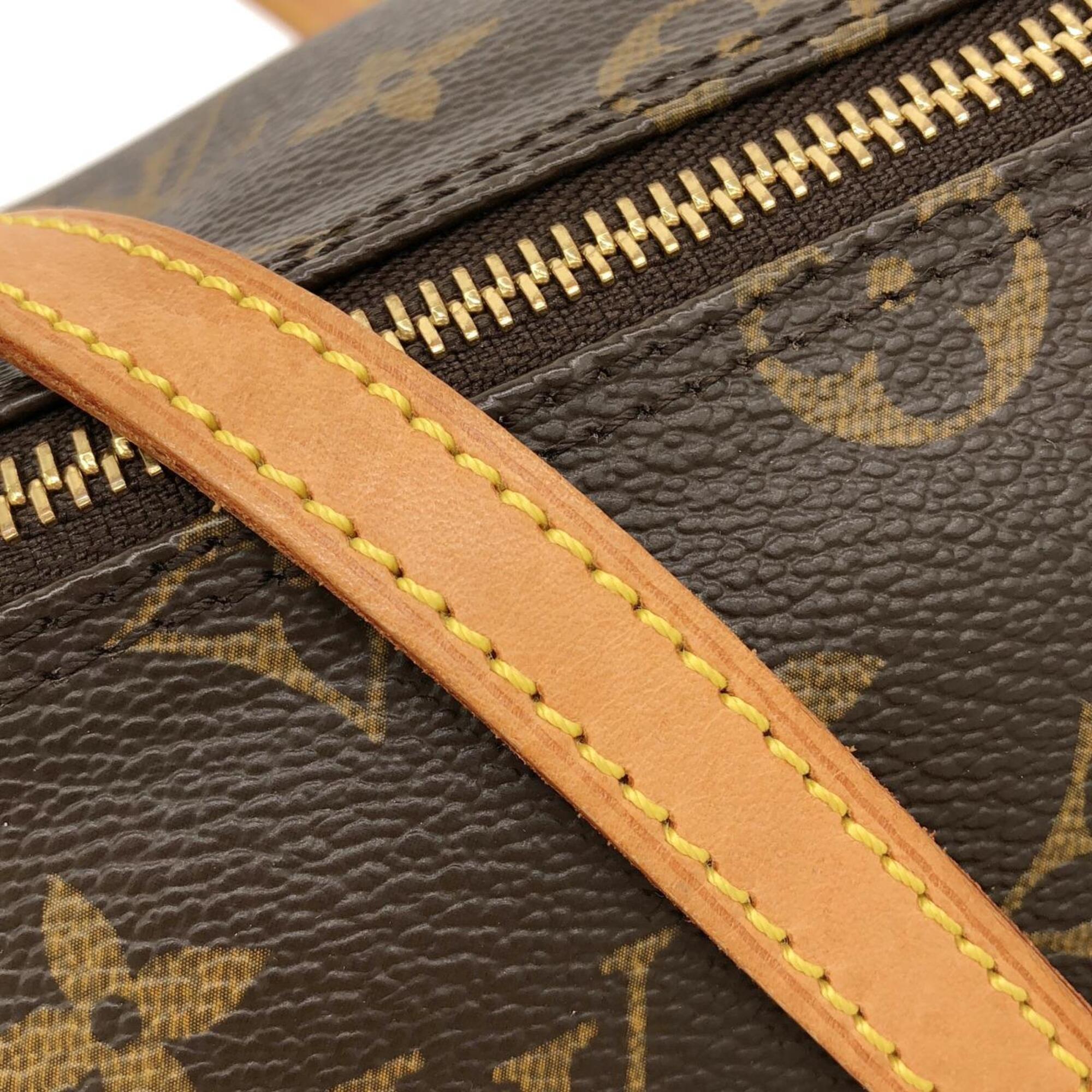 Louis Vuitton Marron Coated Canvas Handbag (Pre-Owned)