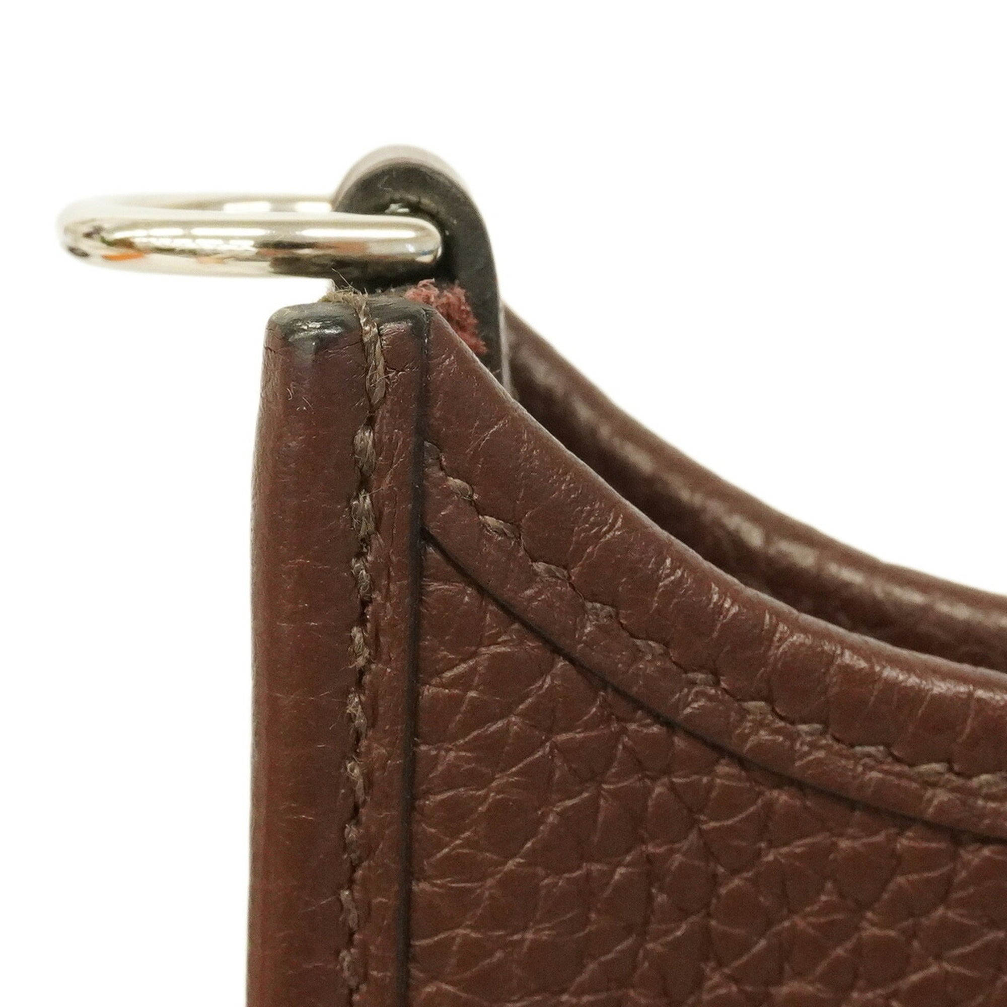 Hermes Brown Taurillon Clemence Leather Shoulder Bag (Pre-Owned)