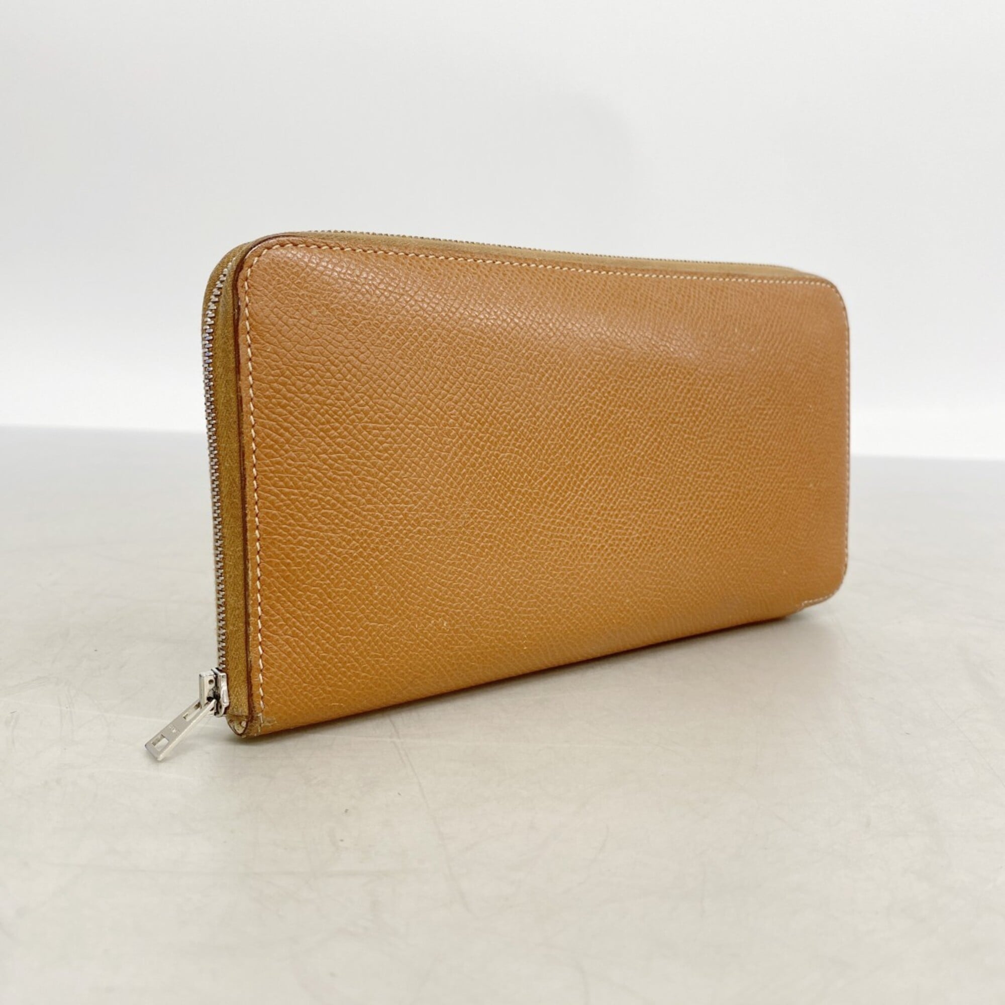 Hermes Gold Epsom Leather Long Wallet (Bi-Fold) (Pre-Owned)