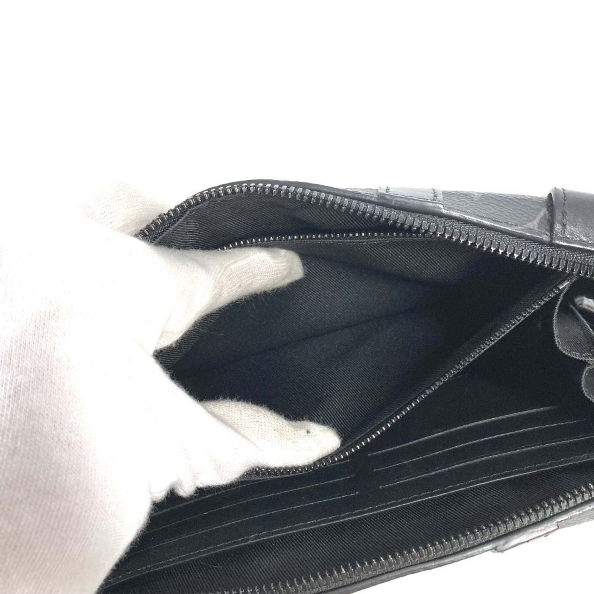Louis Vuitton Black Monogram Eclipse Monogram Eclipse Clutch Bag Pochette Shoulder Bag (Pre-Owned)