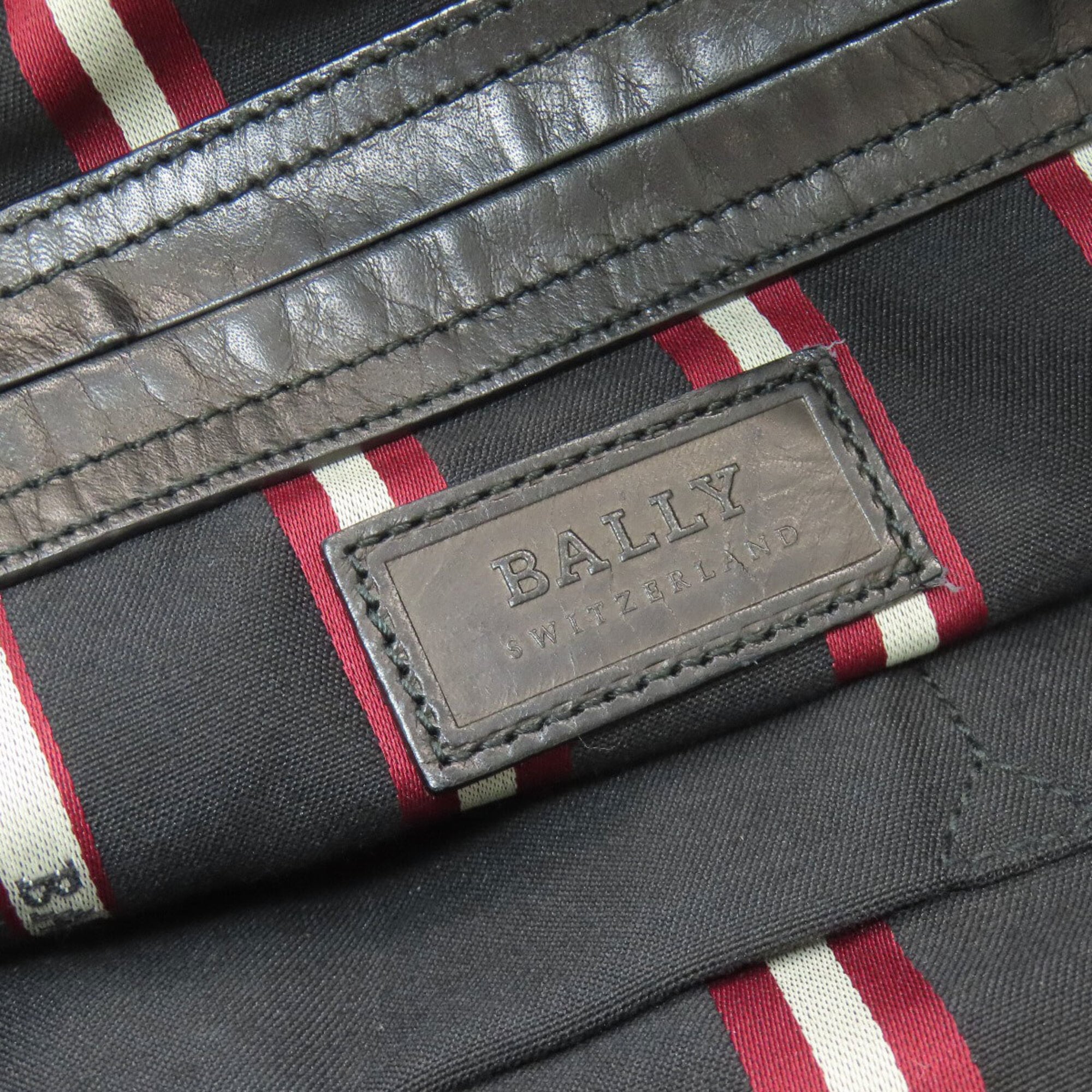 Bally Black Leather Tote Bag (Pre-Owned)