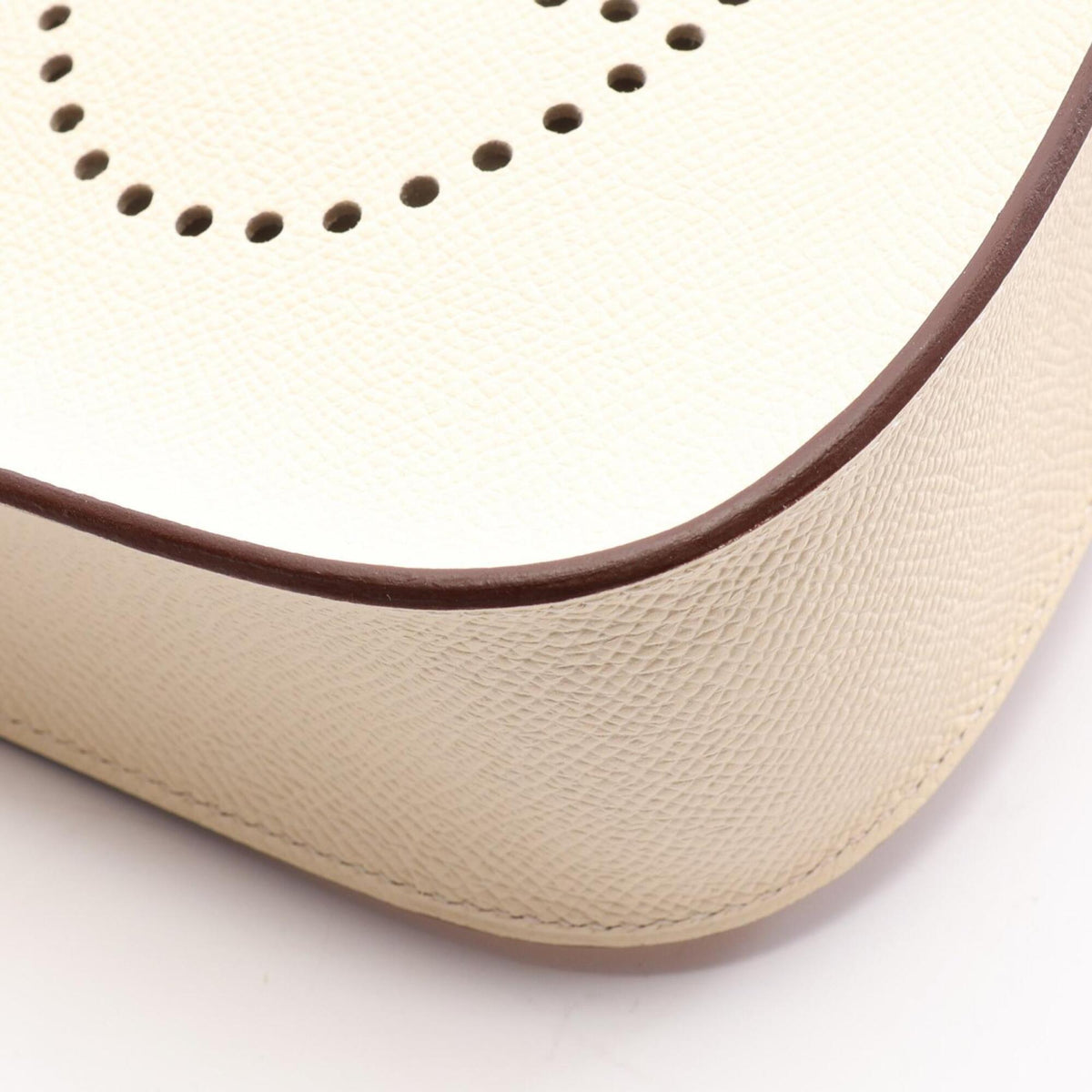 Hermes Ivory Epsom Leather Handbag Shoulder Bag (Pre-Owned)