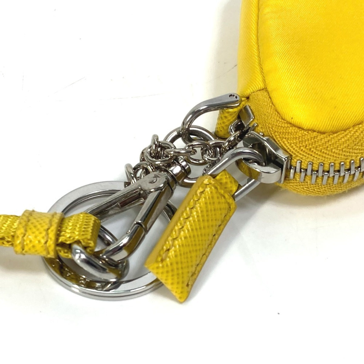 Prada Yellow Nylon Pouch (Pre-Owned)