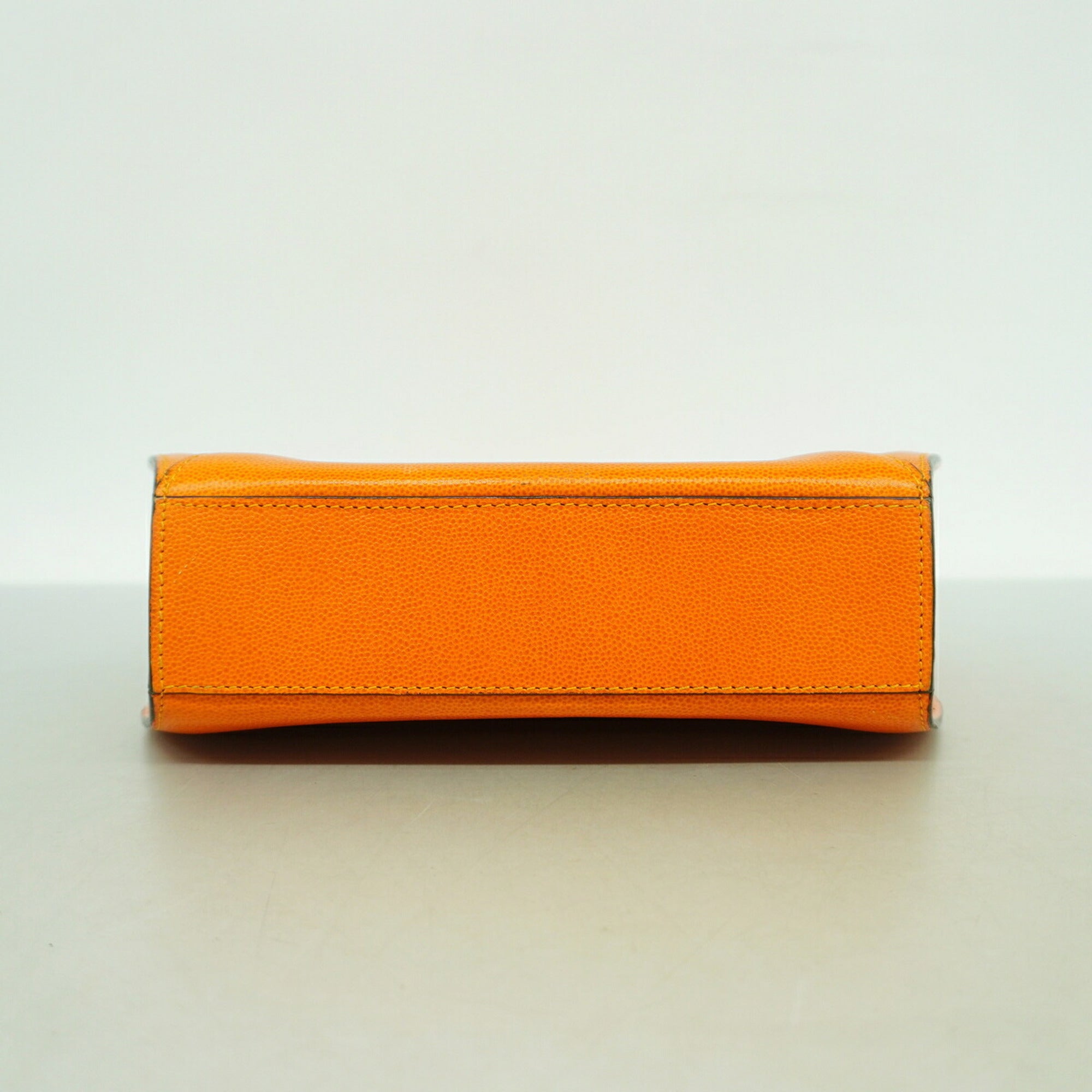 Cartier Orange Leather Handbag (Pre-Owned)