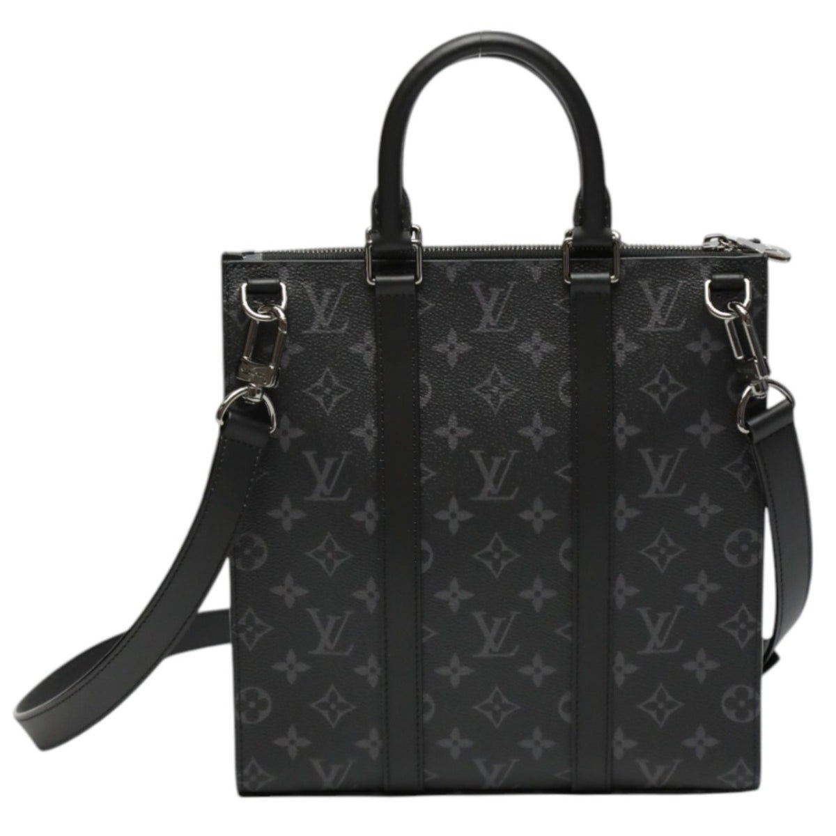 Louis Vuitton Black Monogram Eclipse Canvas Shoulder Bag Tote Bag (Pre-Owned)