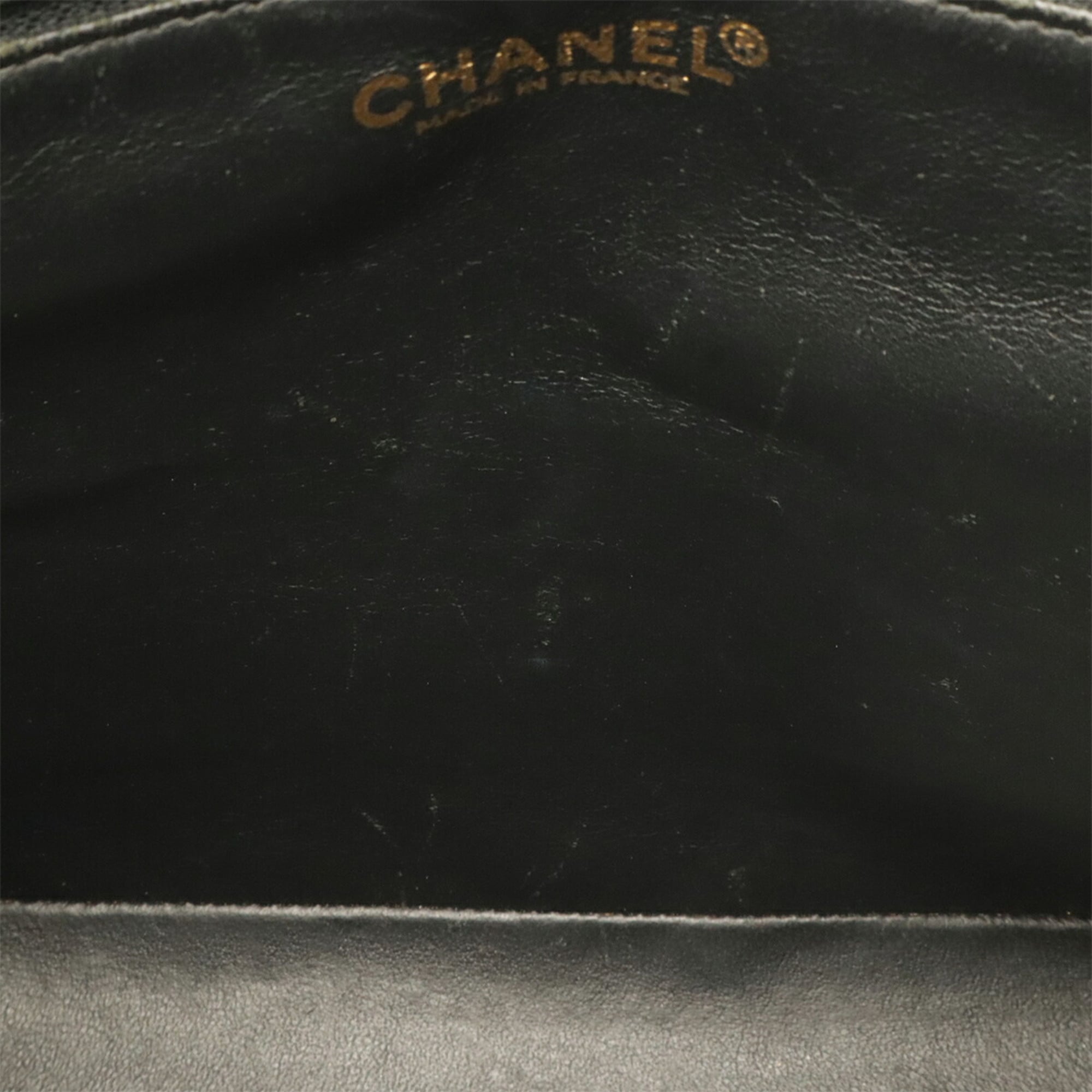 Chanel Matelasse Black Patent Leather Shoulder Bag Tote Bag (Pre-Owned)