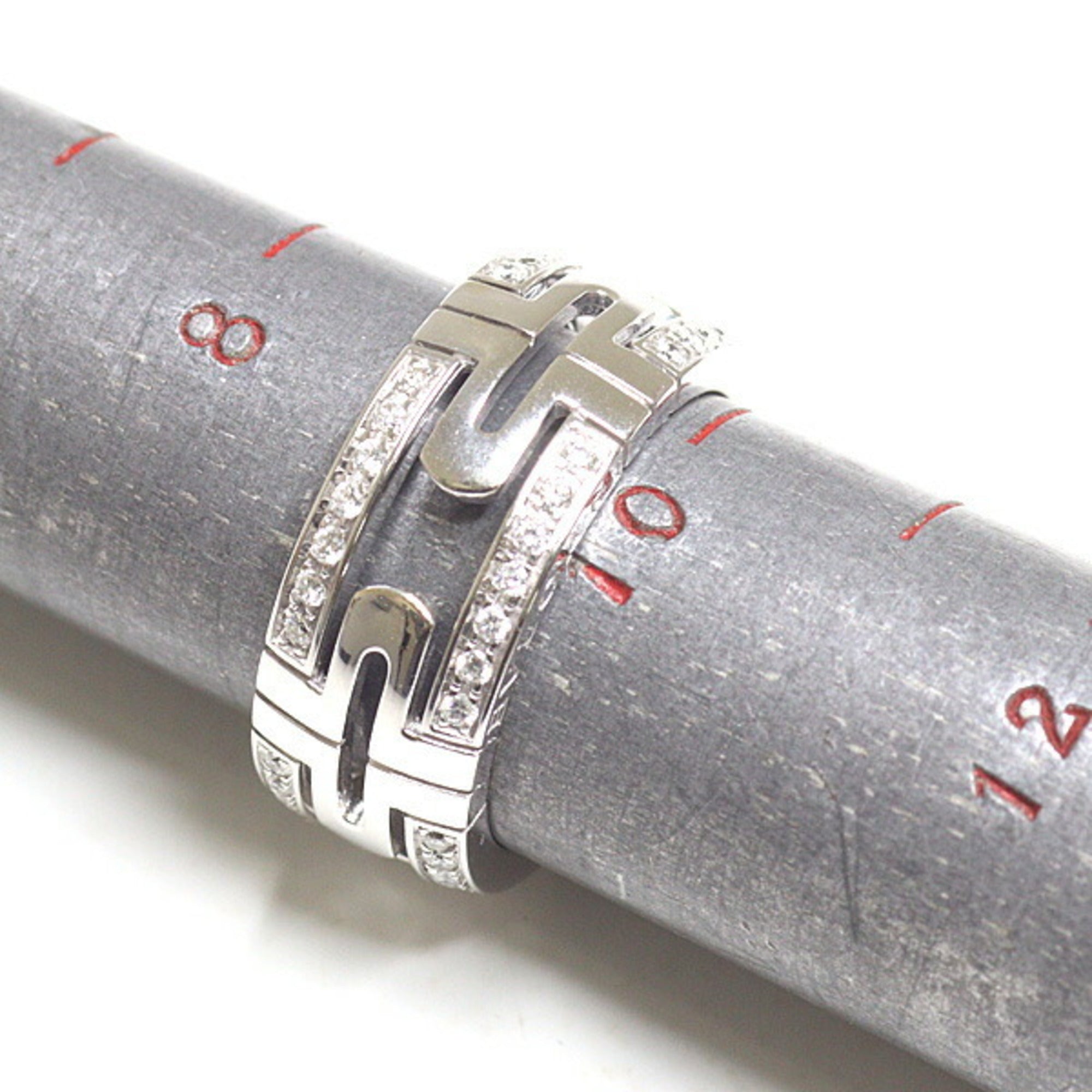 Bvlgari White Gold White Gold (18K) Band Ring (Pre-Owned)